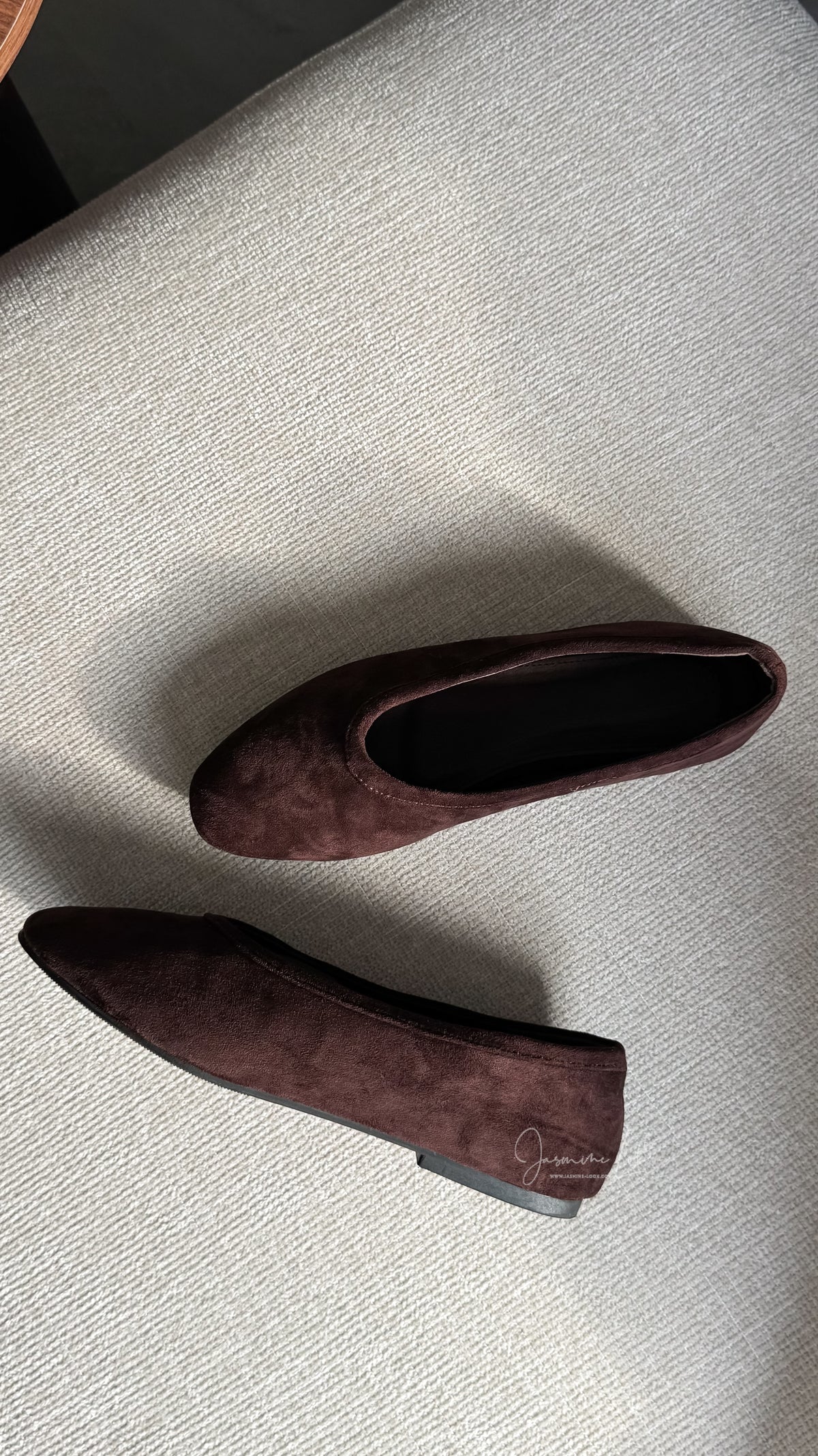 Ballerine Suède | Marron