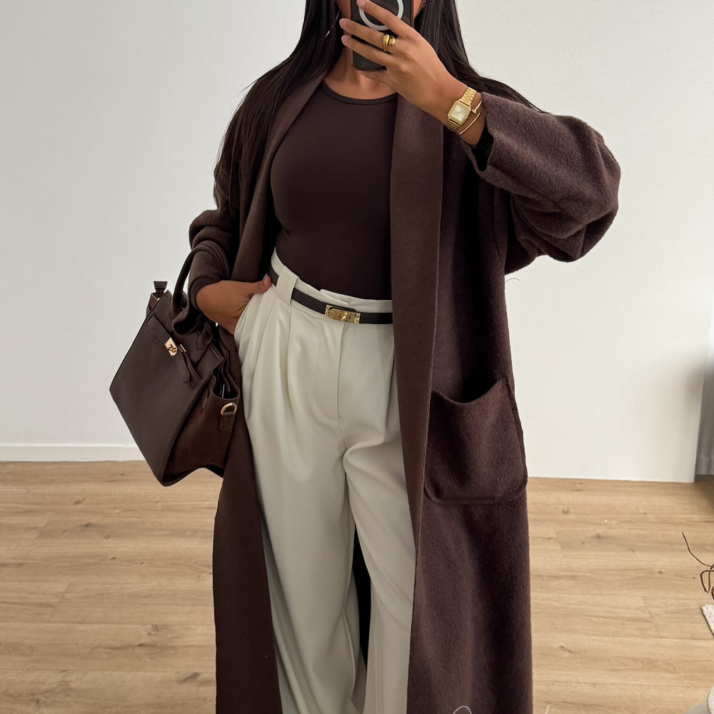Manteau Teddy Choco