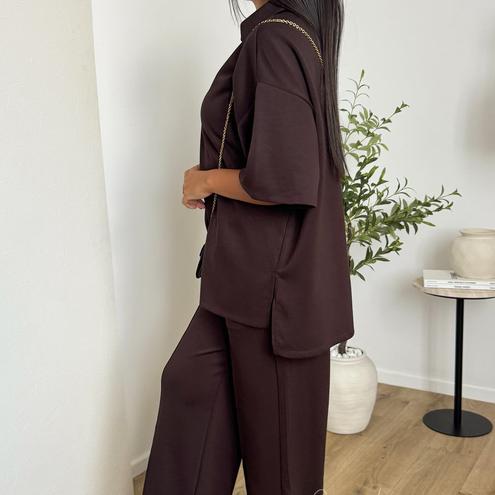 Ensemble jogger Choco