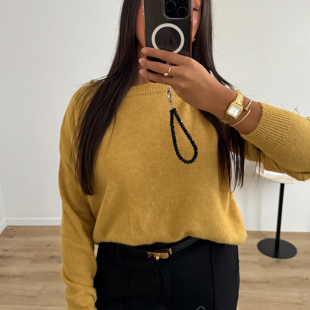 Pull season Moutarde