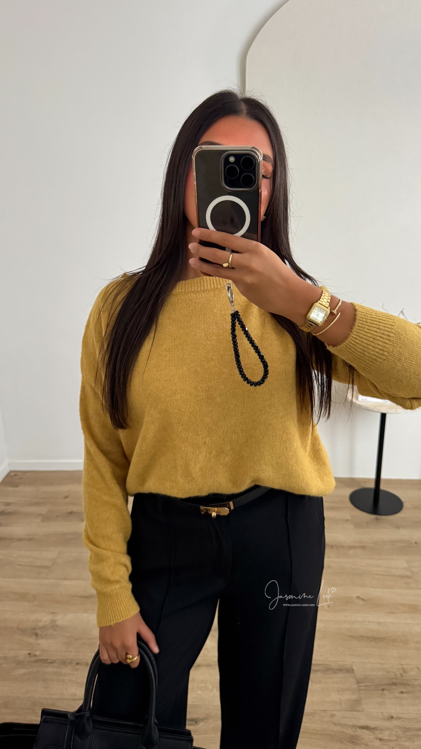 Pull season Moutarde