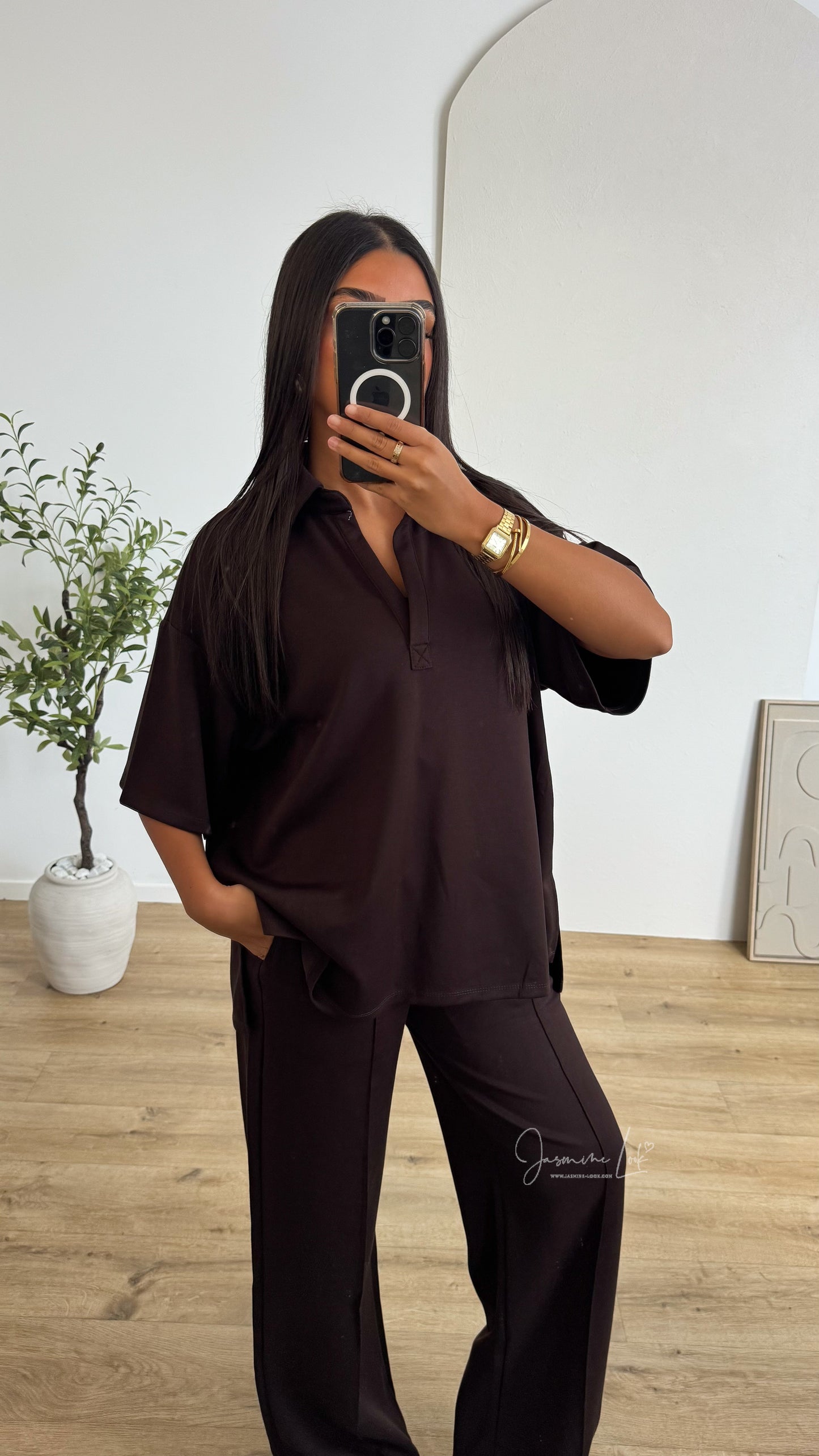 Ensemble jogger Choco