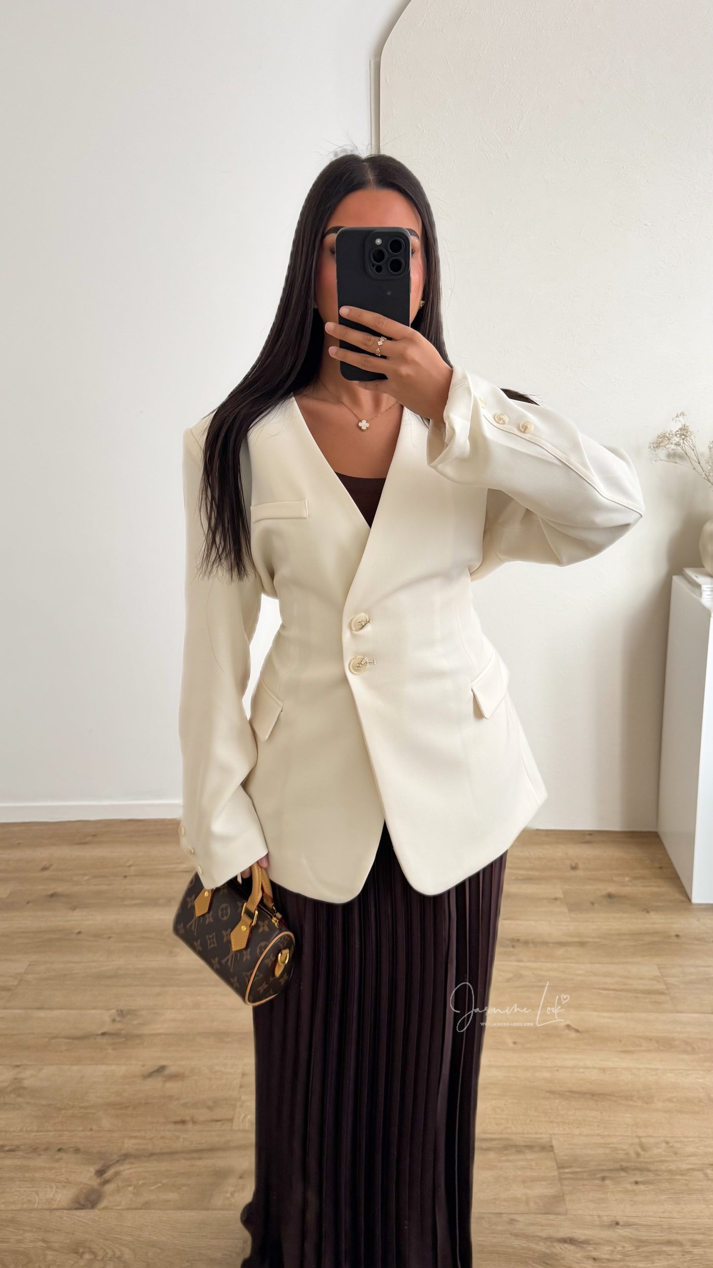Blazer Minimal | Crème