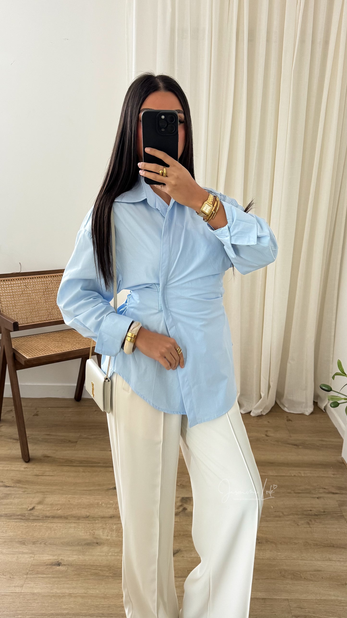 Chemise Corset | Bleu Ciel