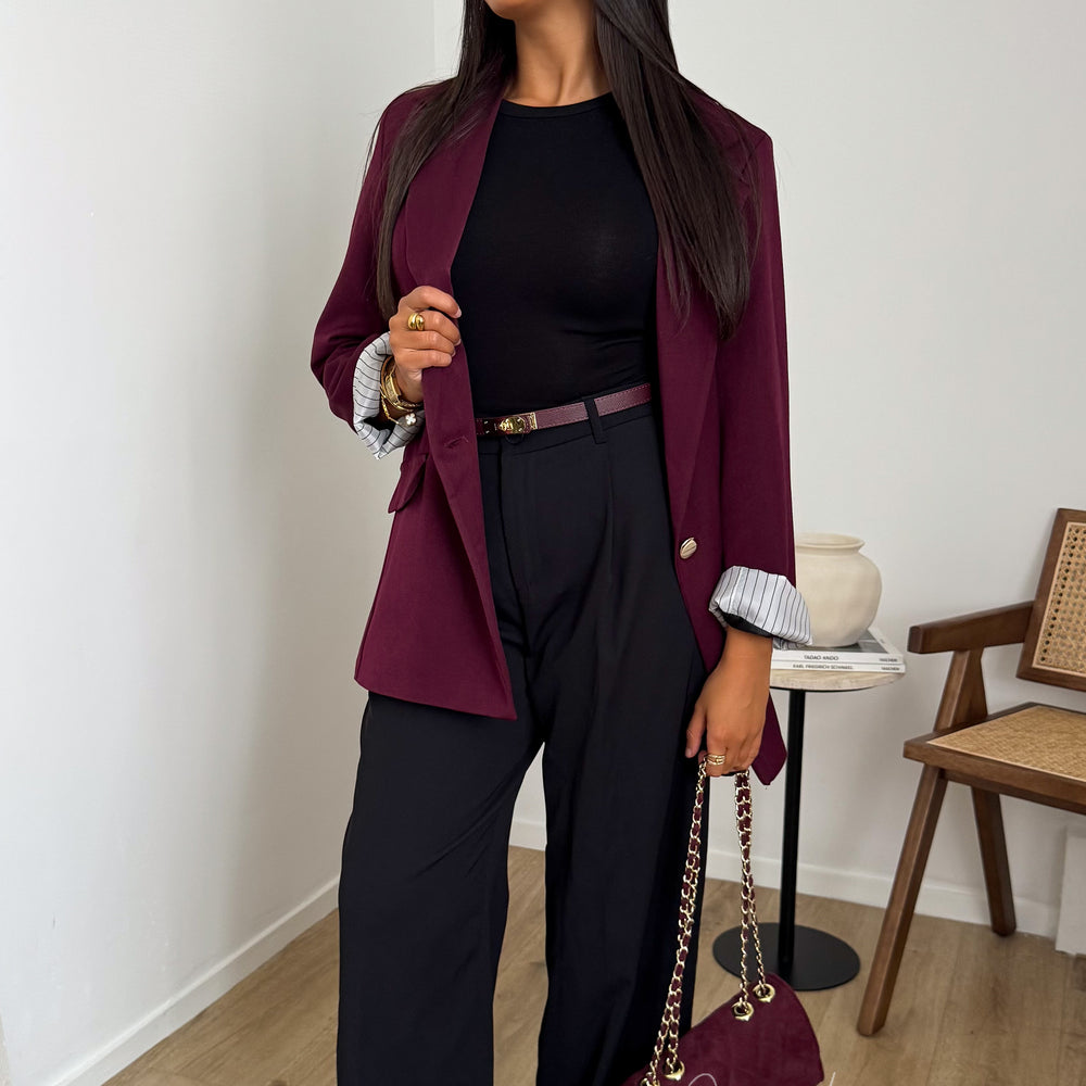 Blazer Z bordeaux