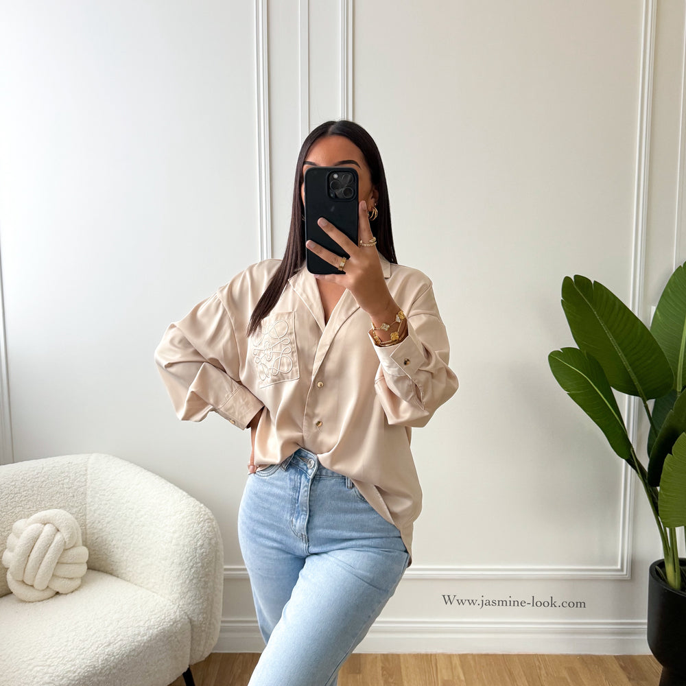 Lou beige shirt