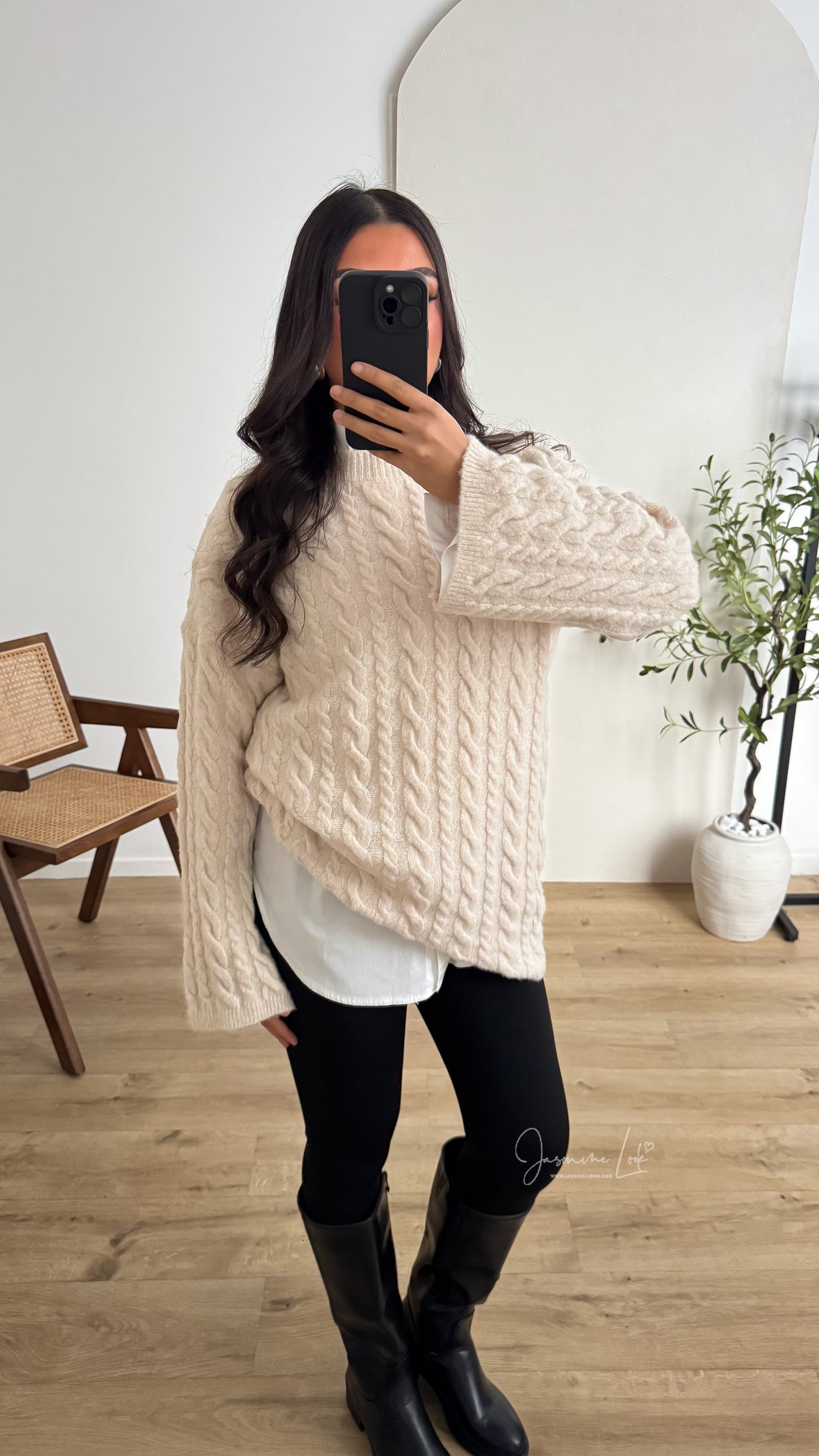 Pull Tunique torsadé