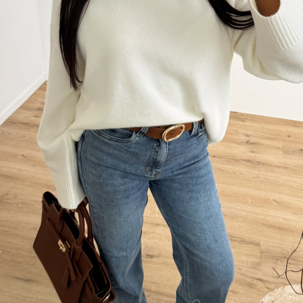 Jean Mid Wild | Stone