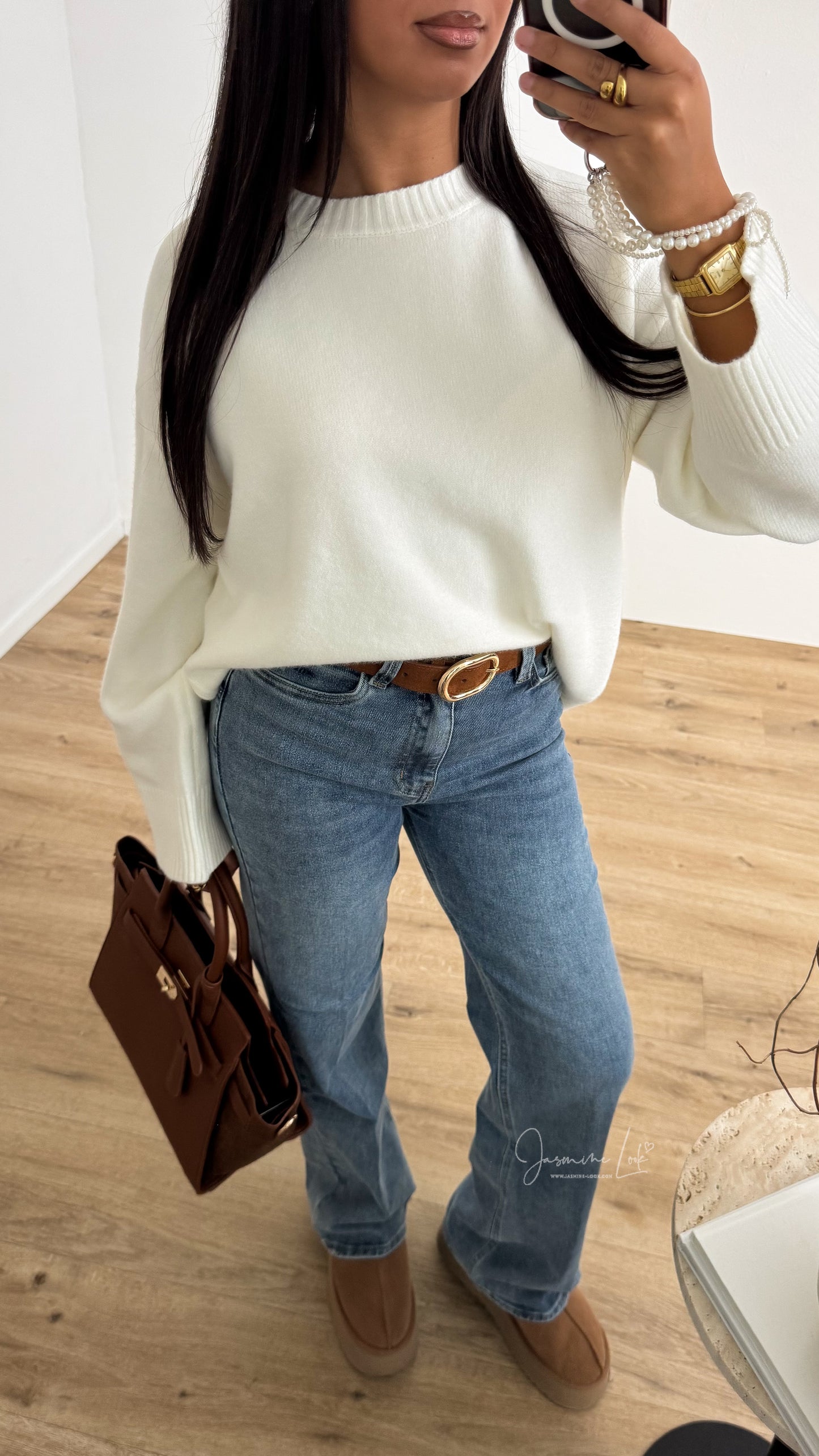 Jean Mid Wild | Stone