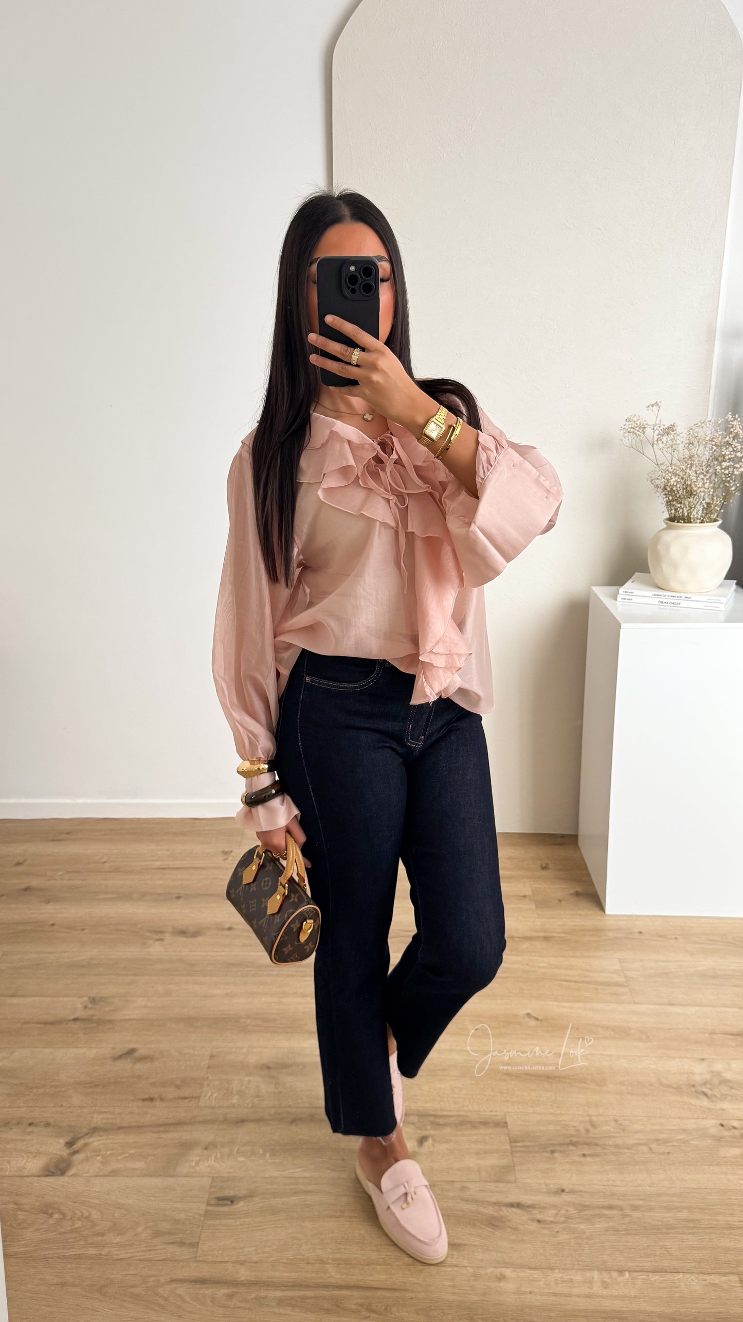 Blouse Boho | Rose poudré