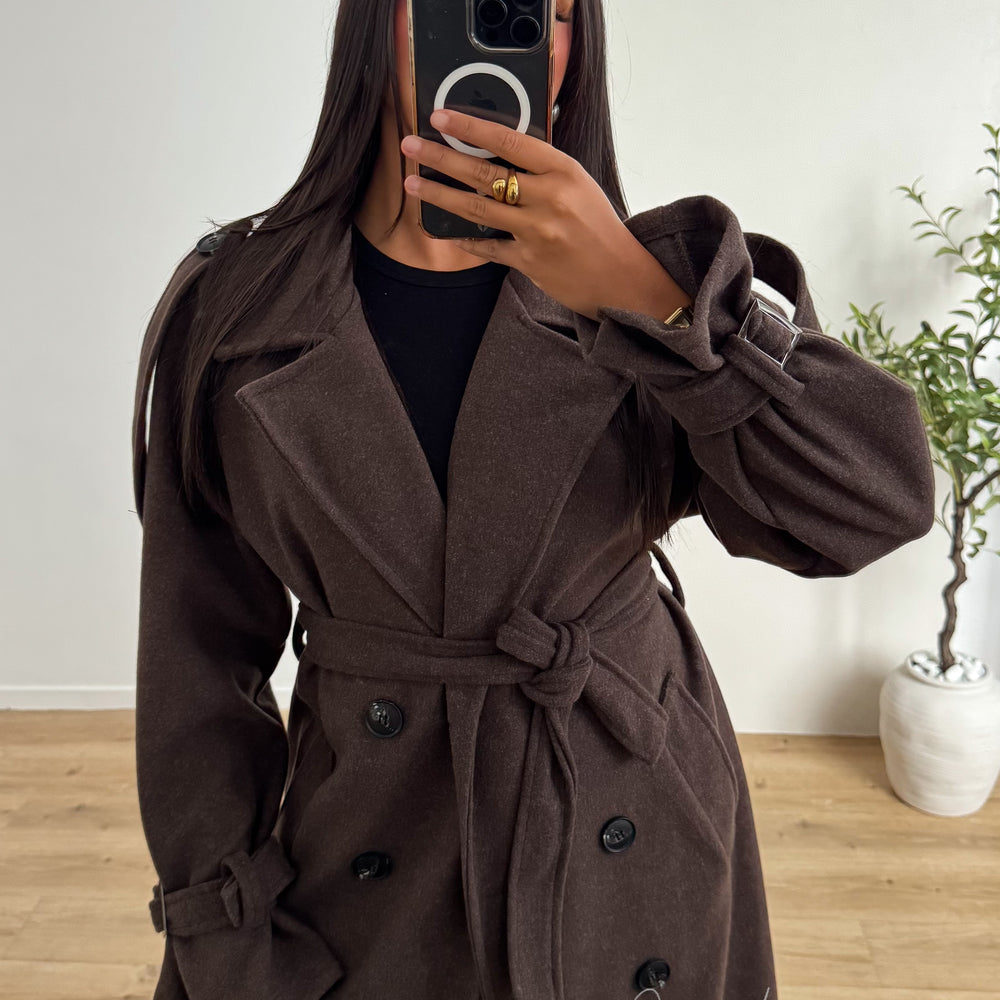 Manteau Amaya | Marron