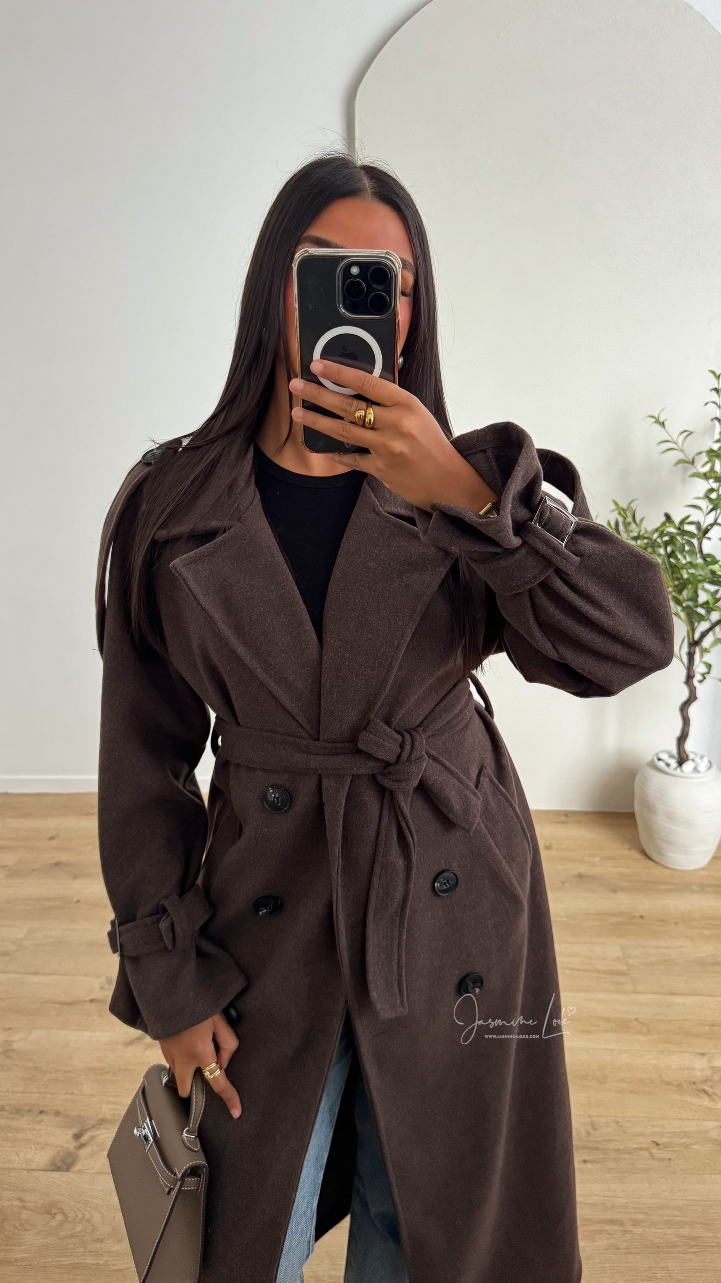 Manteau Amaya | Marron