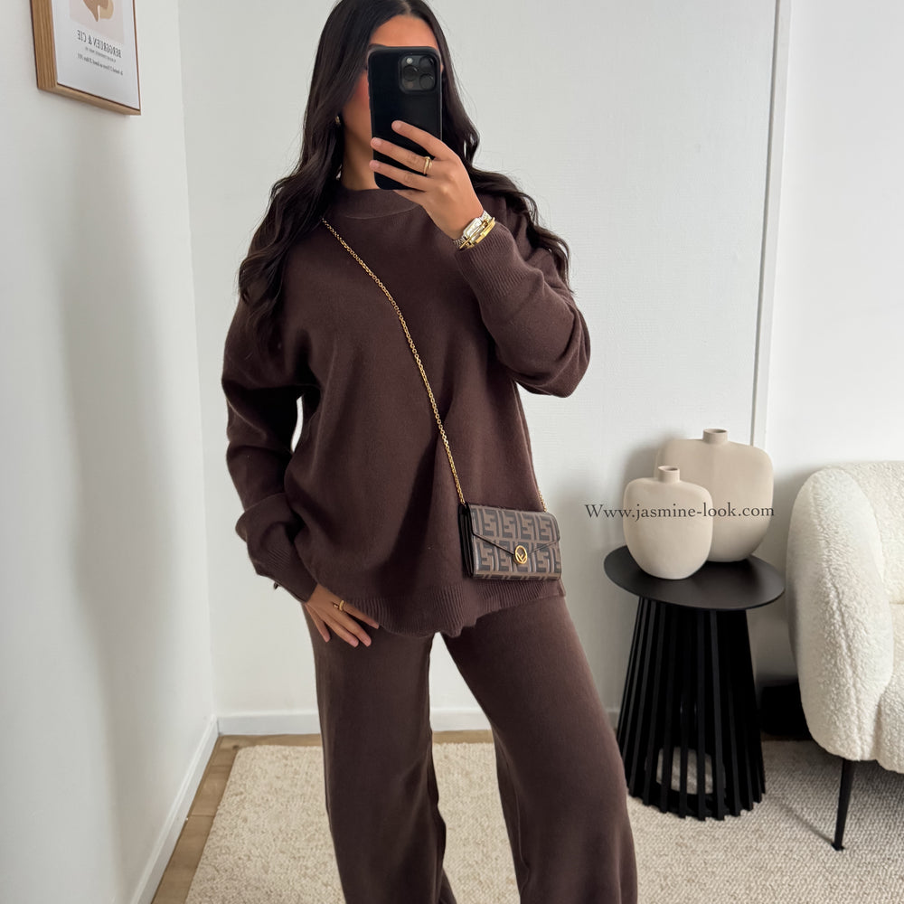 Ensemble Maille Modest marron