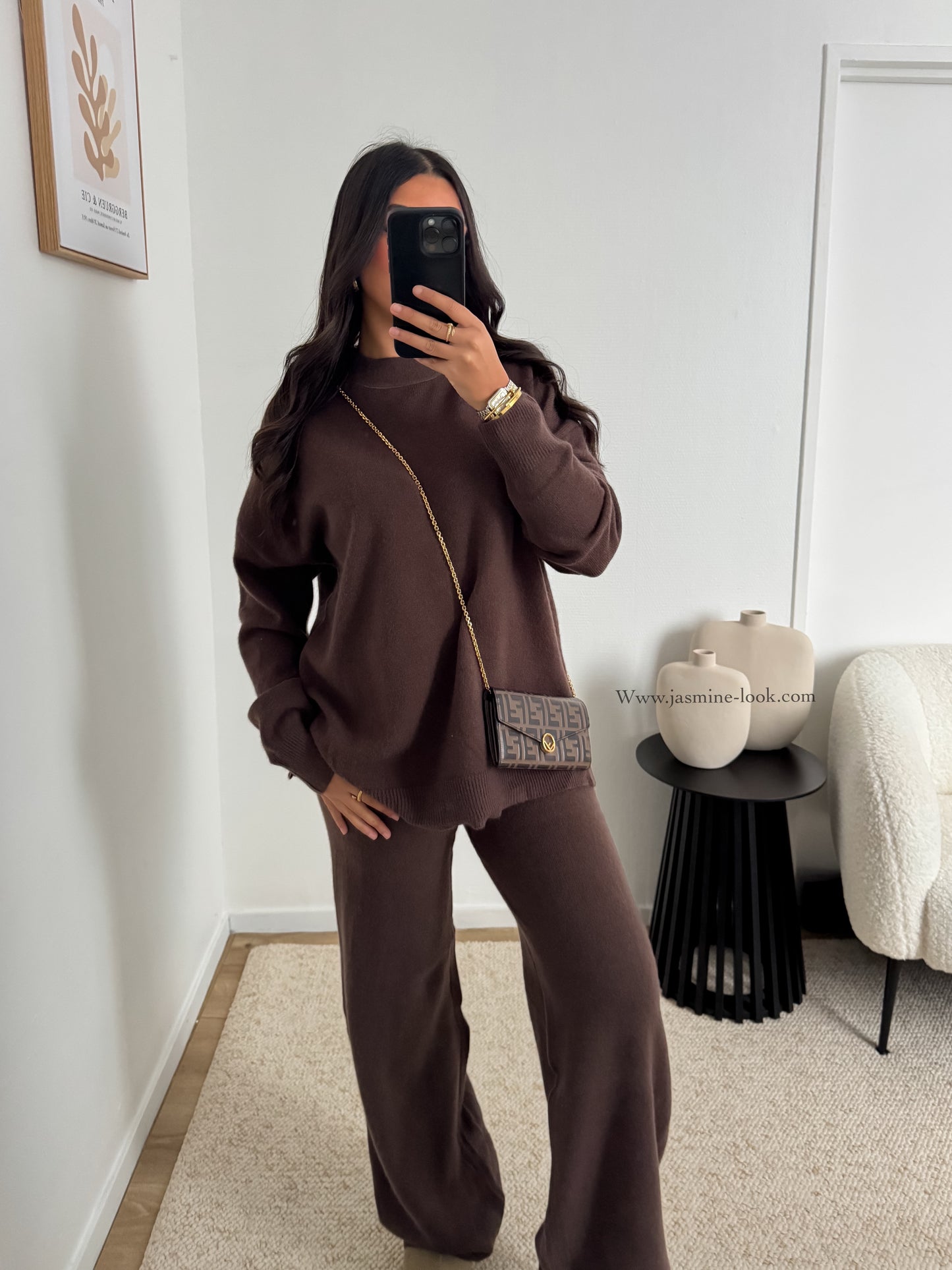 Ensemble Maille Modest marron