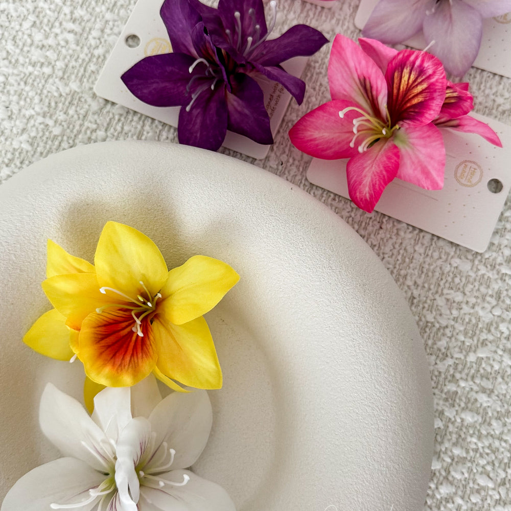 Fleur pince tissu