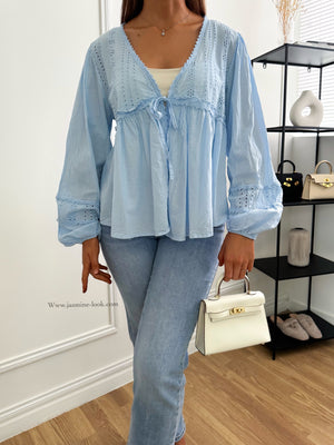 Blouse Bohème Bleue