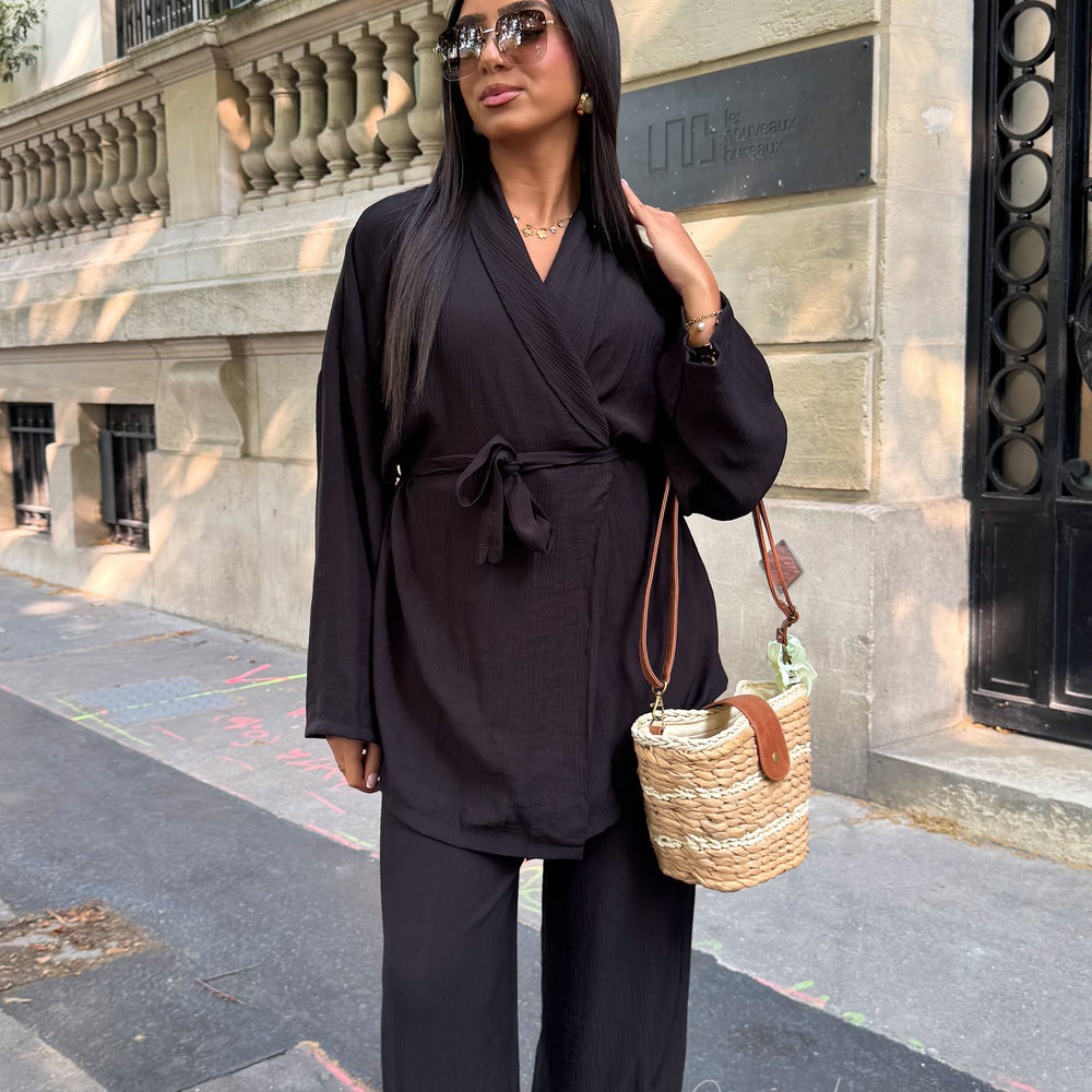 Ensemble kimono Summer Noir