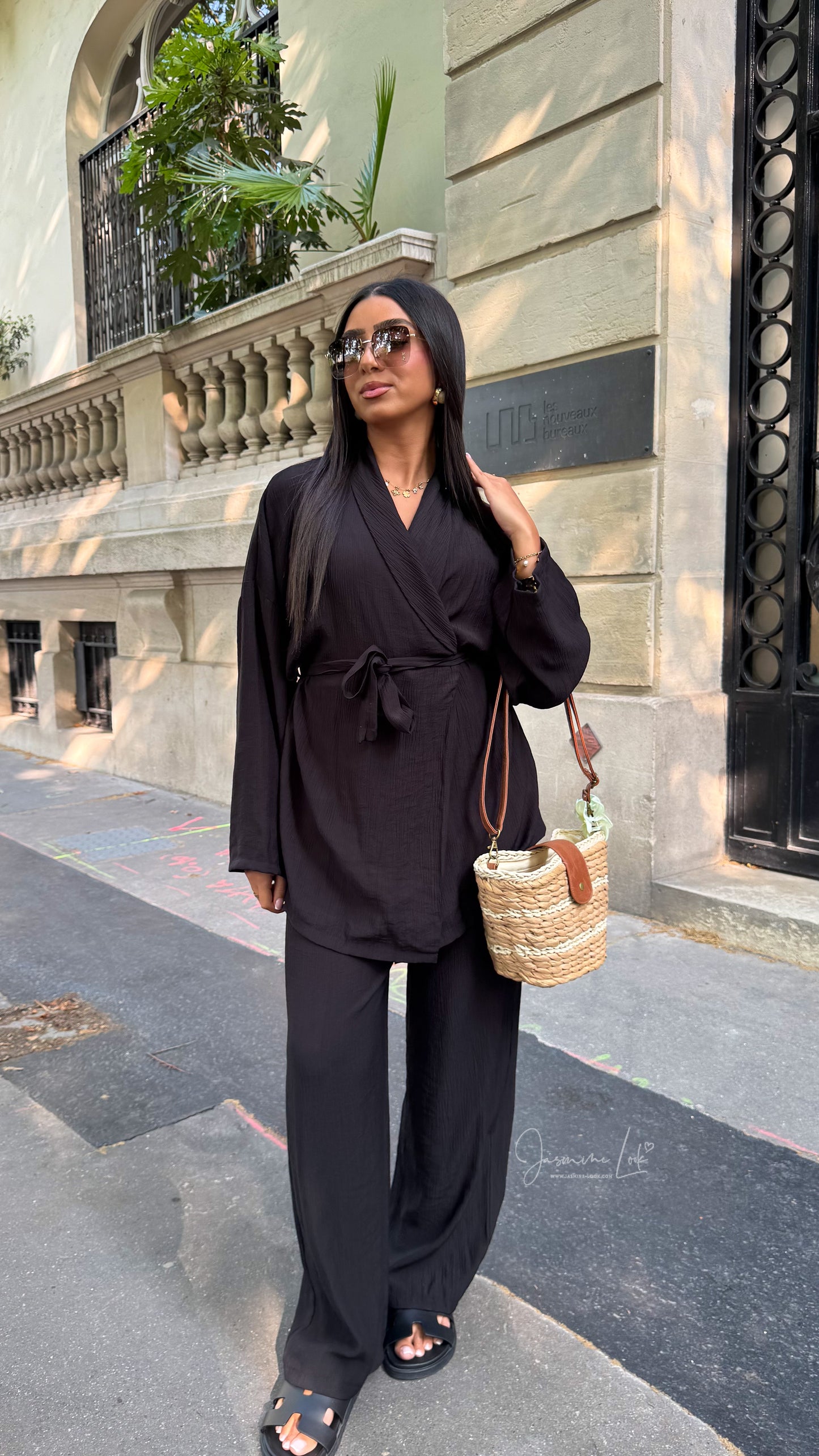 Ensemble kimono Summer Noir