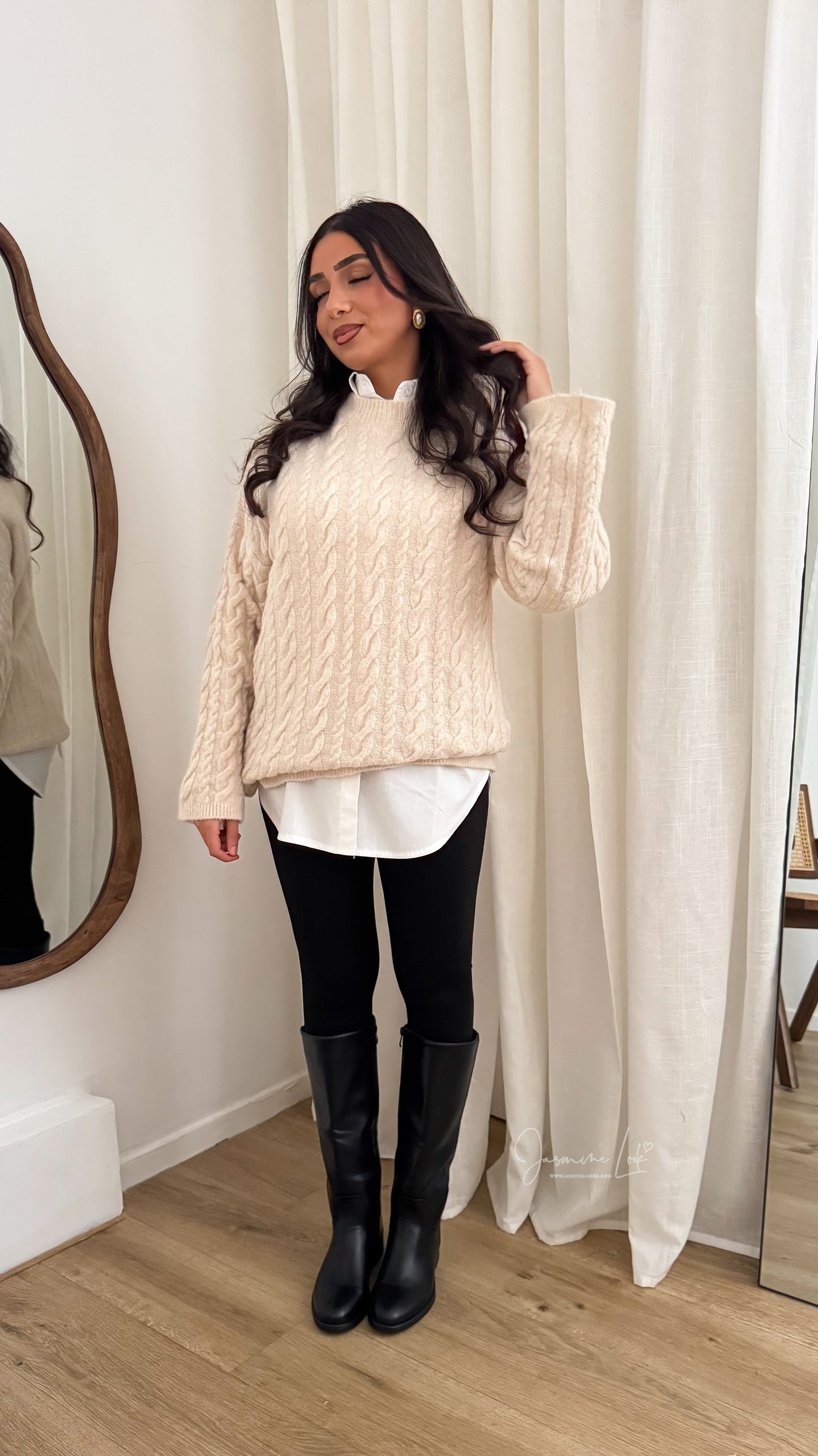 Pull Tunique torsadé