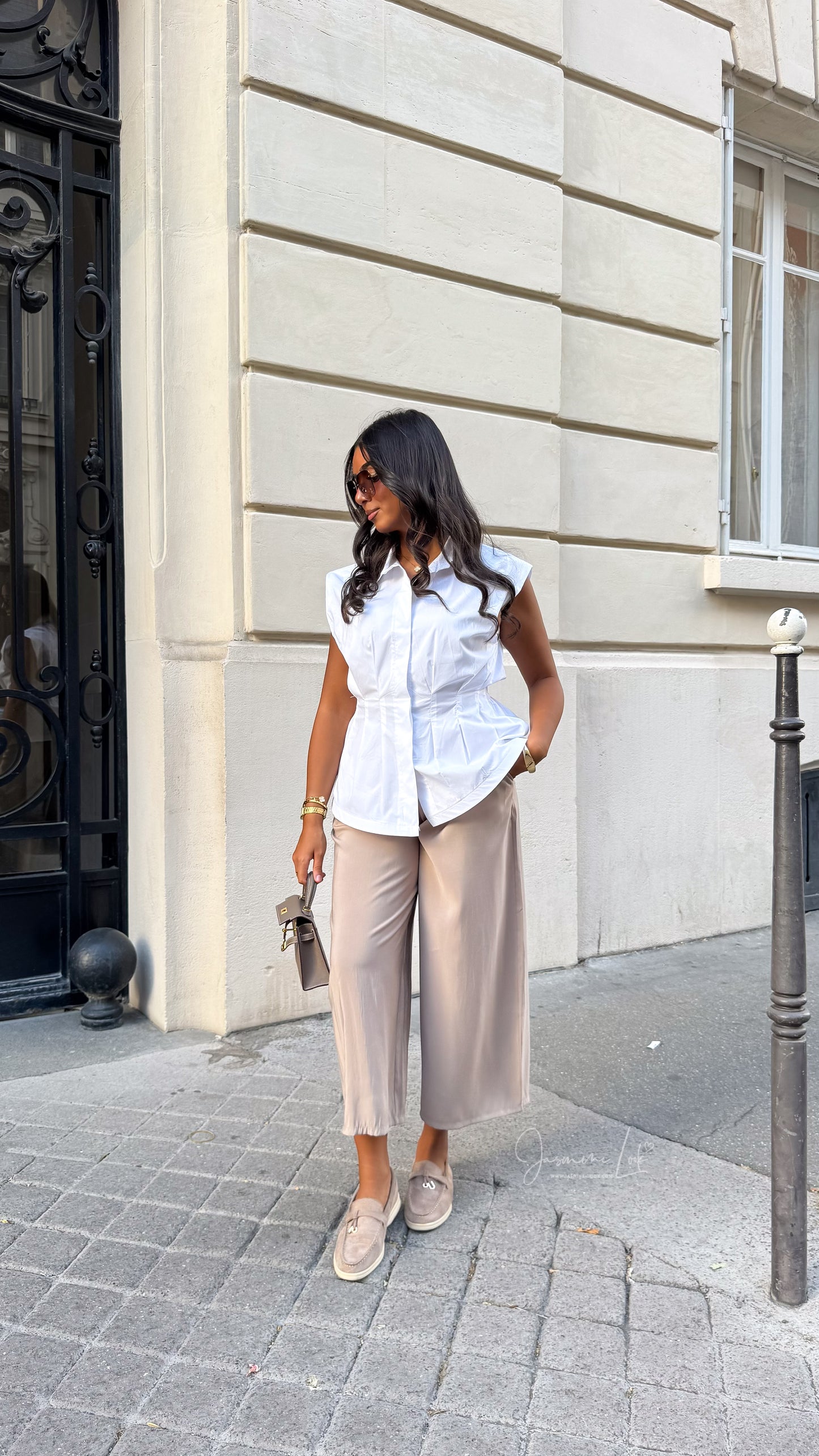 Pantalon Melya | Taupe