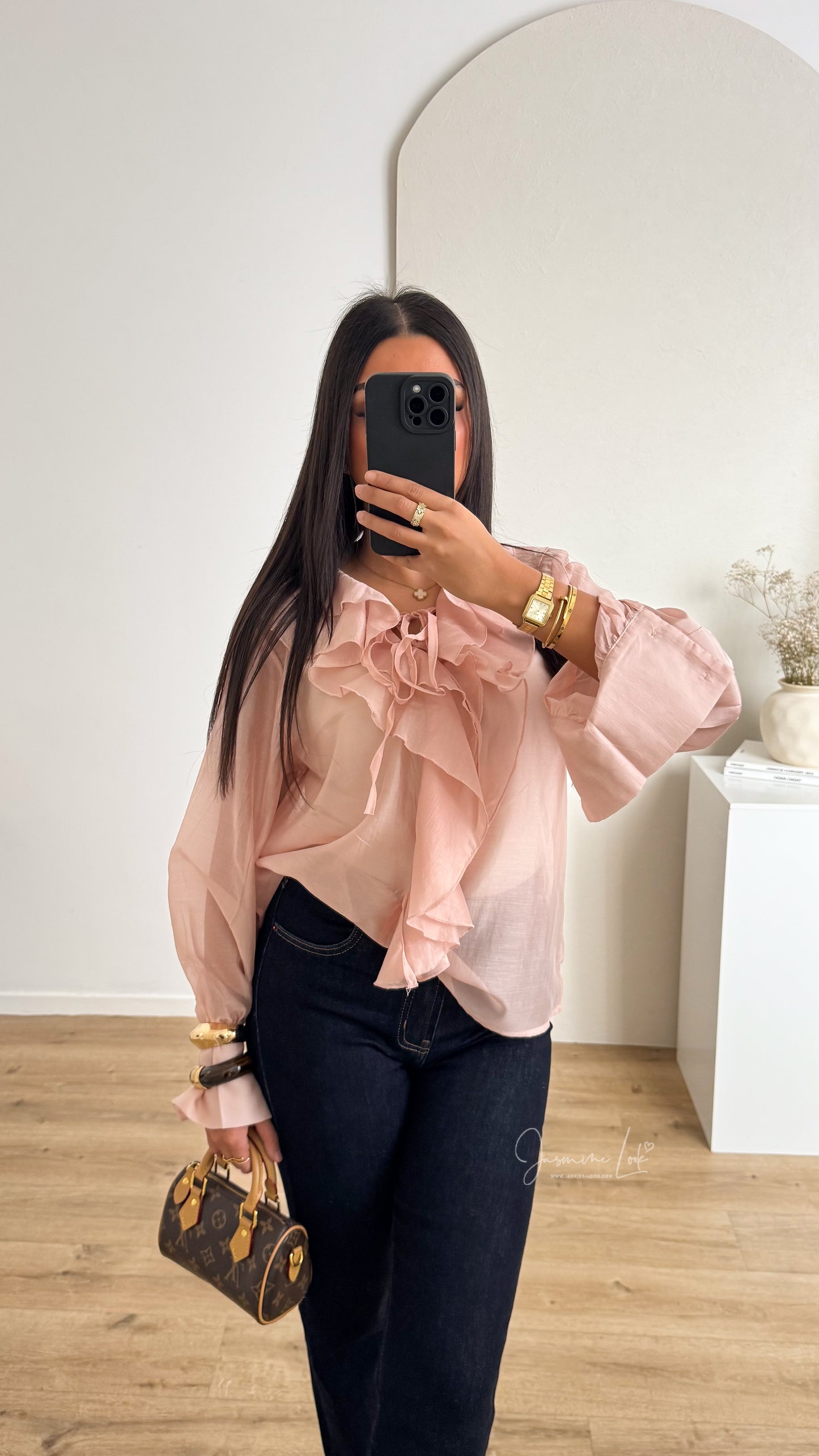 Blouse Boho | Rose poudré