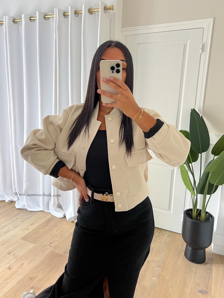 Bomber Zarah beige