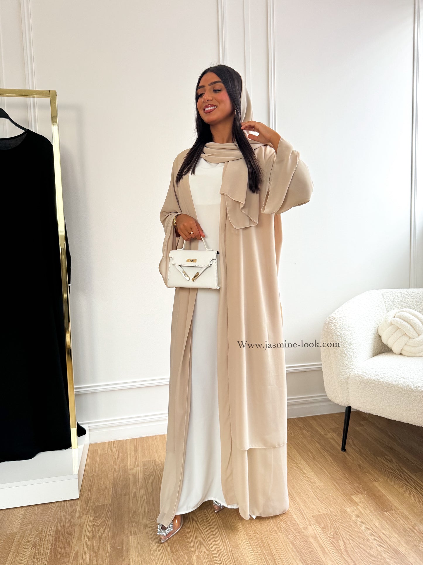 Nessma beige kimono