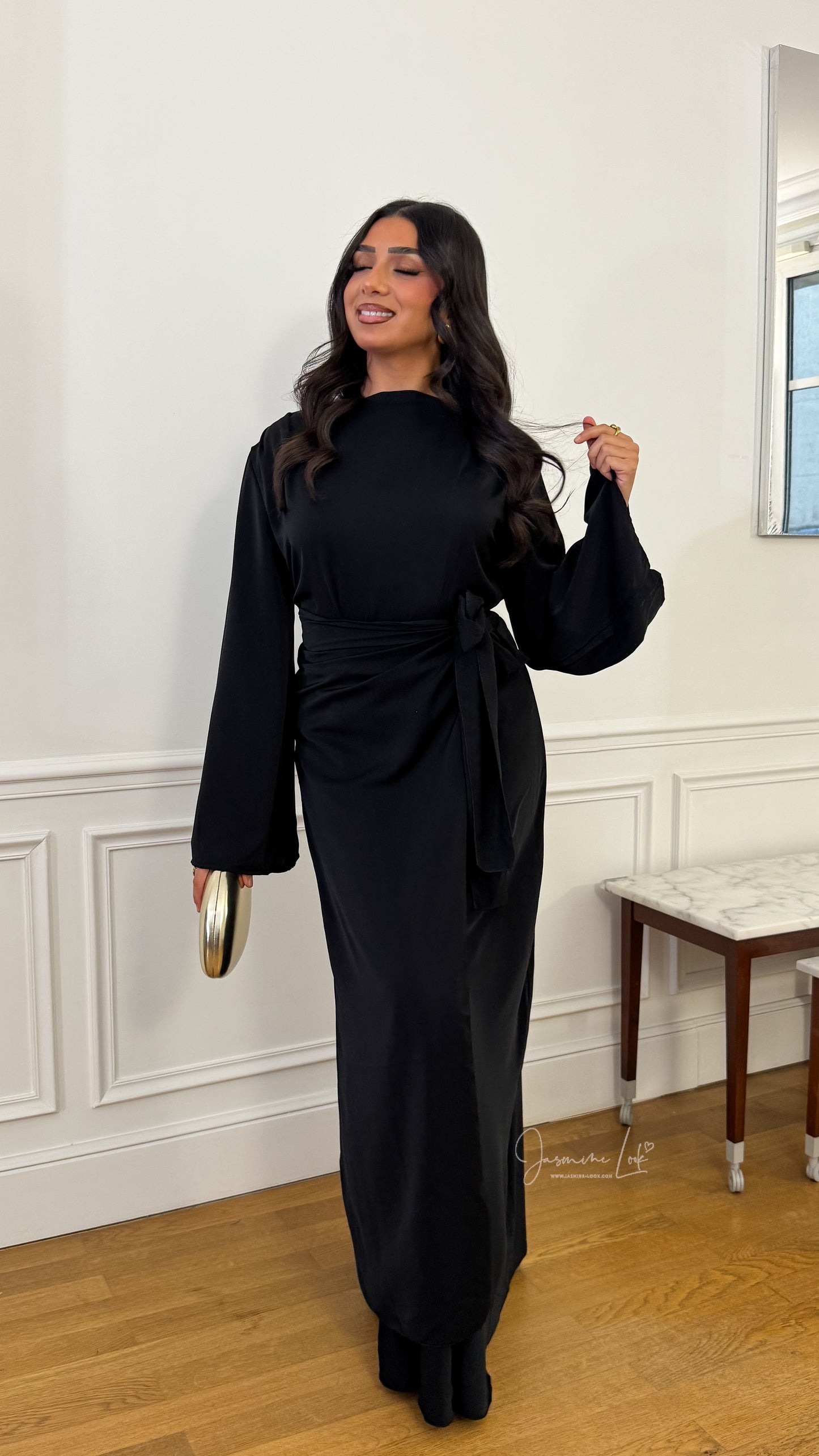 Robe Portefeuille | Noir