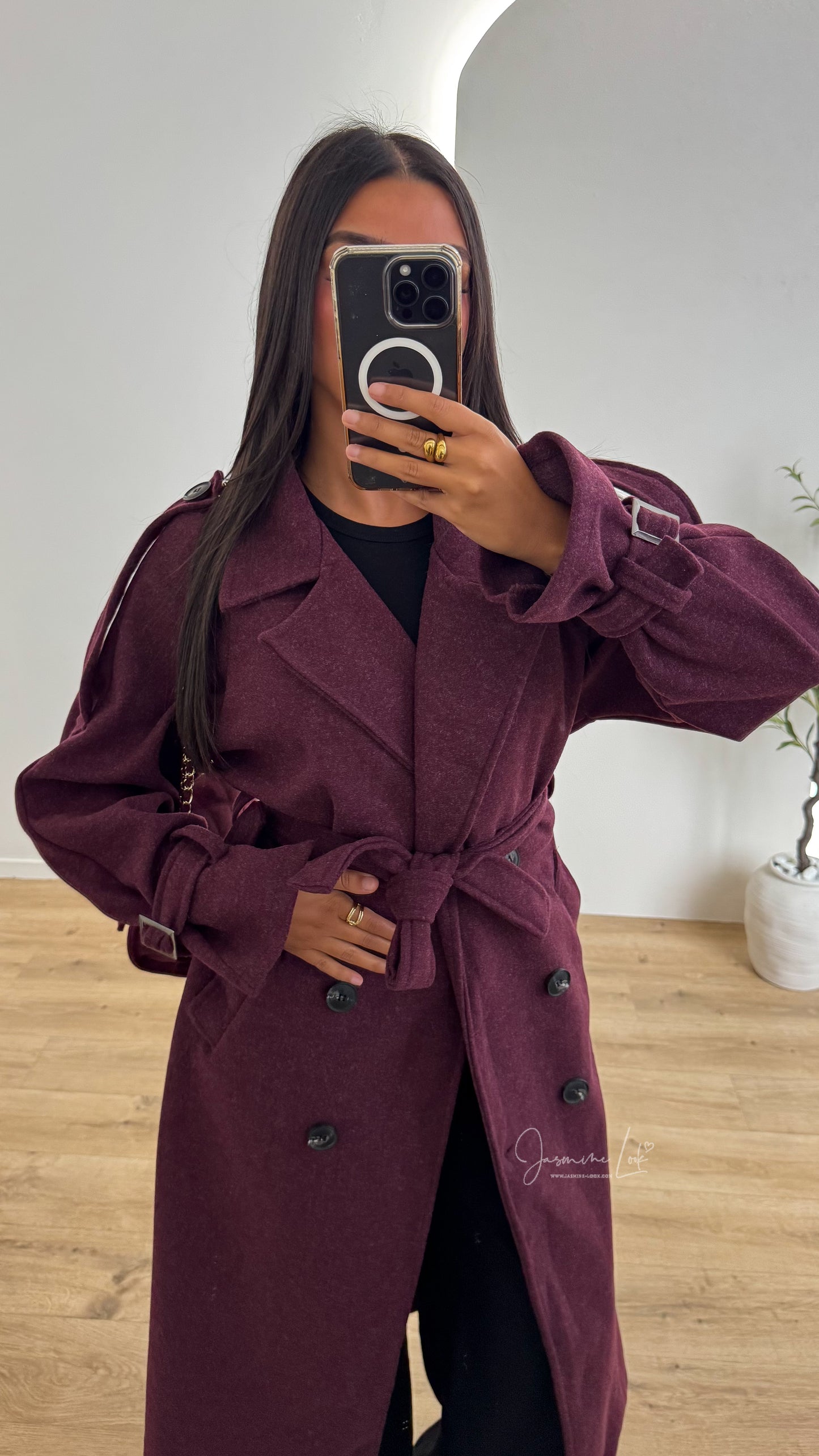 Manteau Amaya | Bordeaux