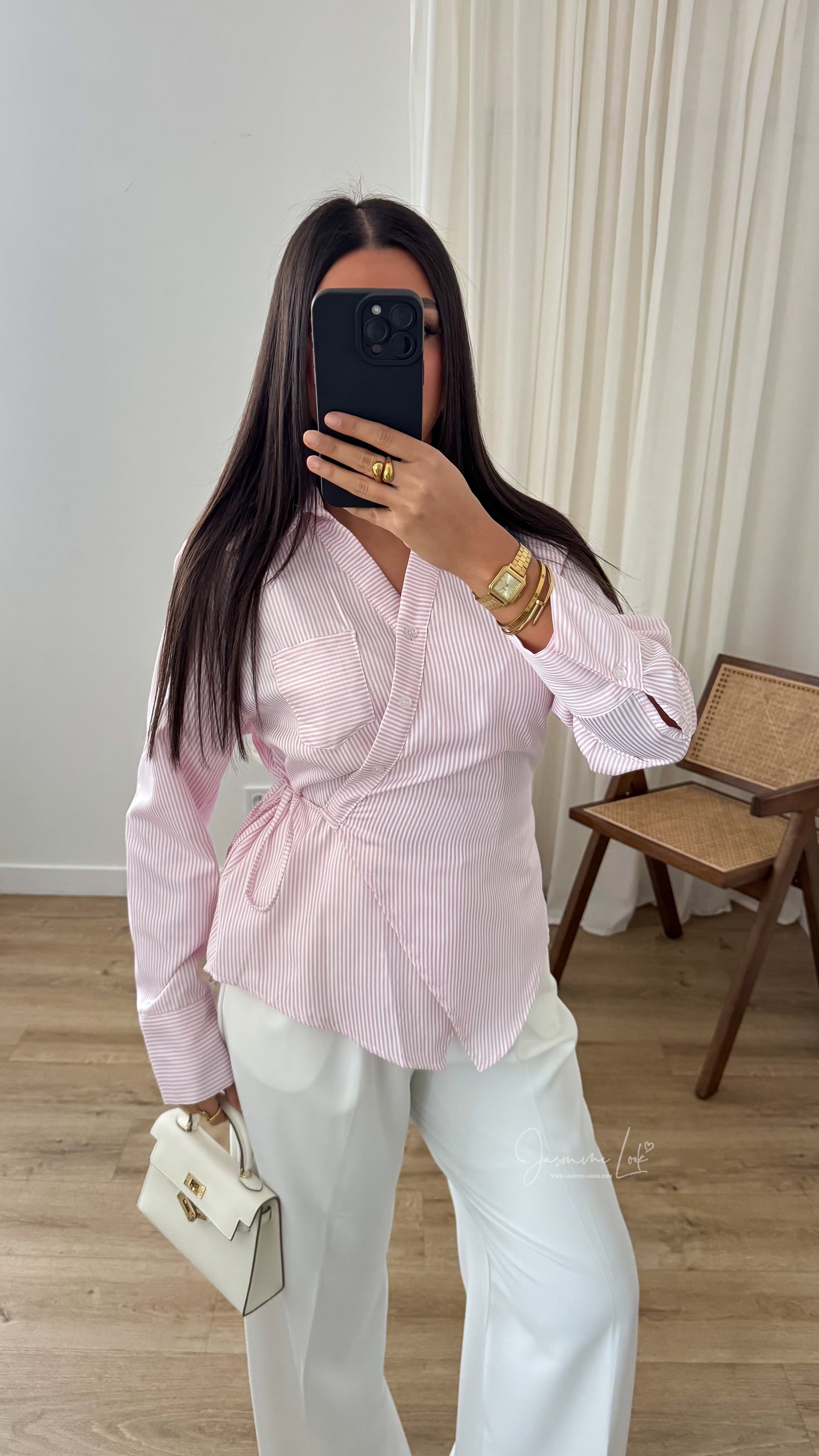 Chemise Croisée | Rose