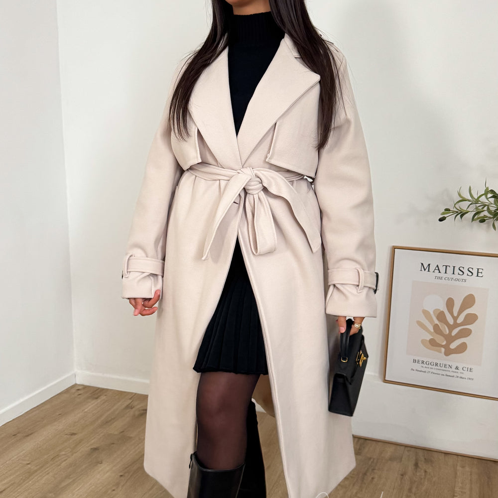 Manteau trench |Ivoire