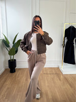 Jogger Fluide Taupe