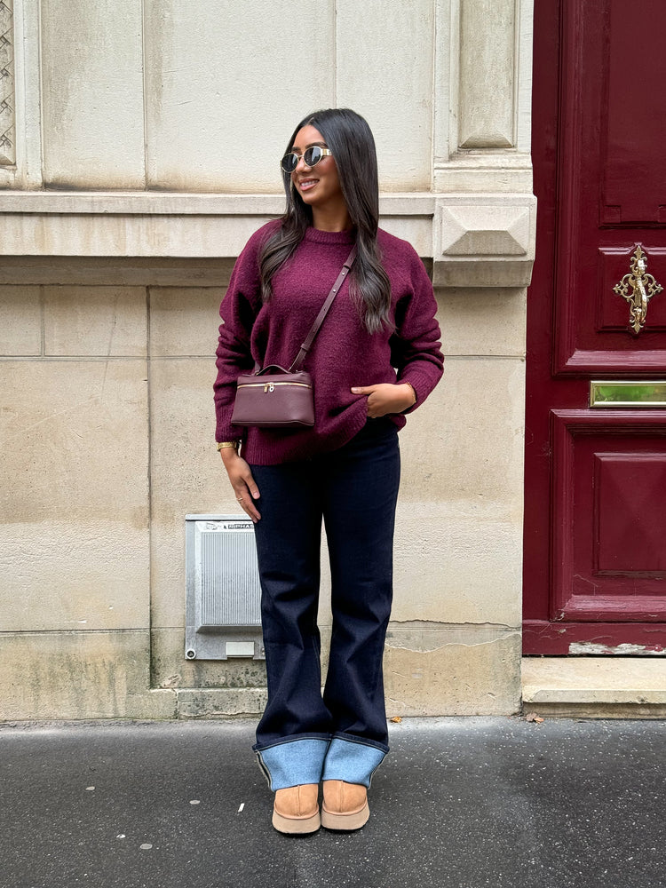 Pull Douceur bordeaux