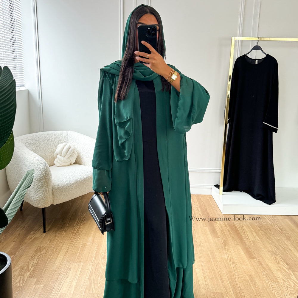 Nessma fir green kimono