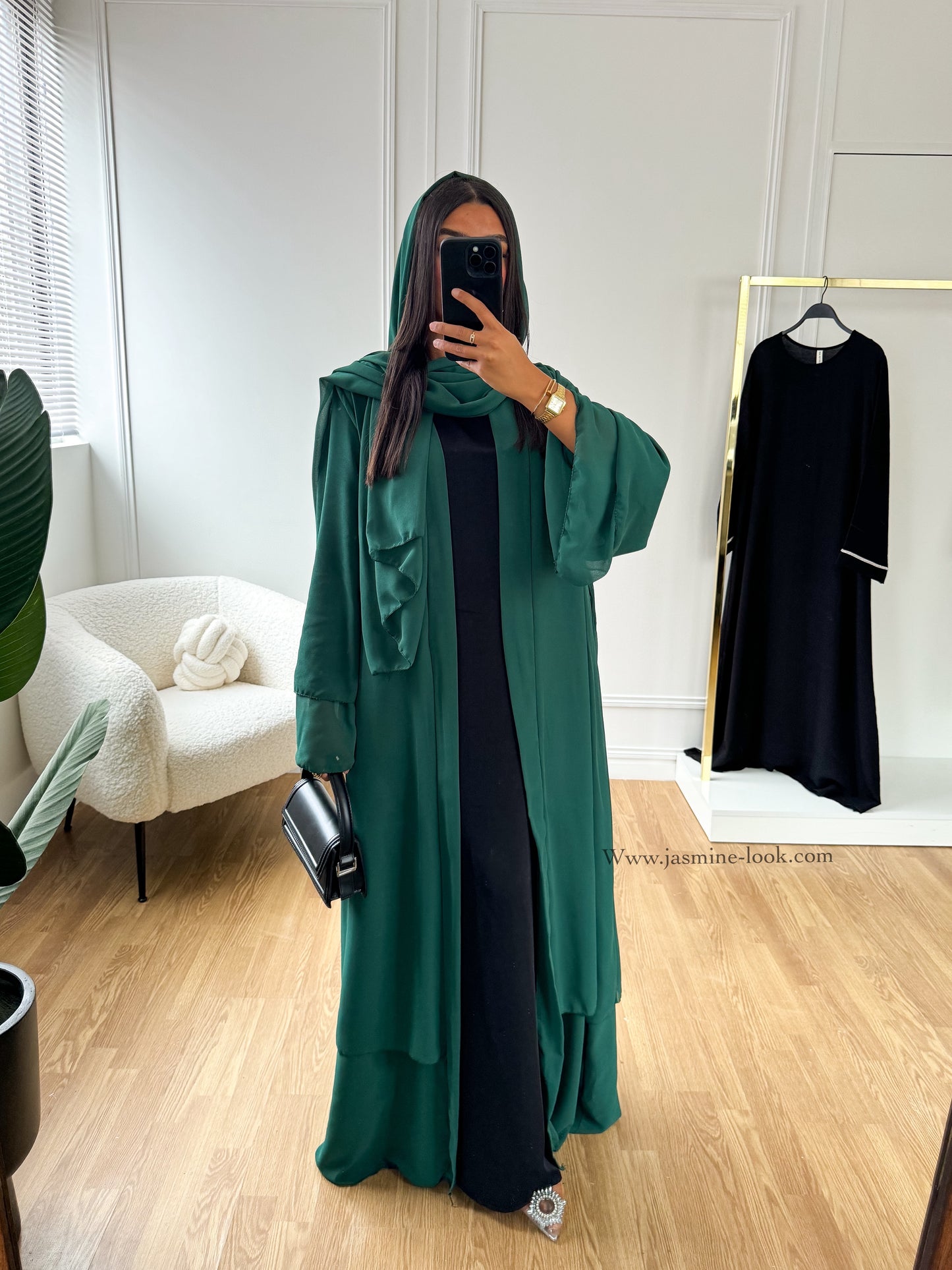 Nessma fir green kimono