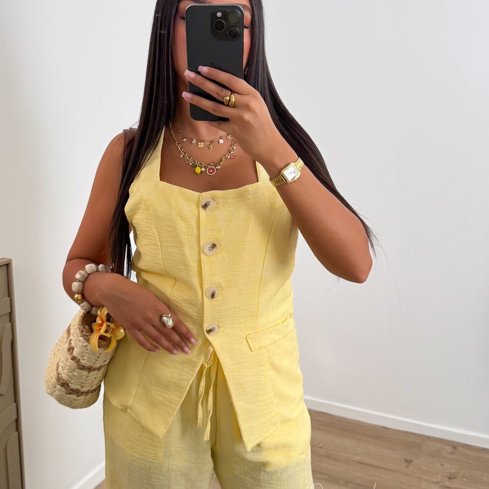 Ensemble Capri jaune