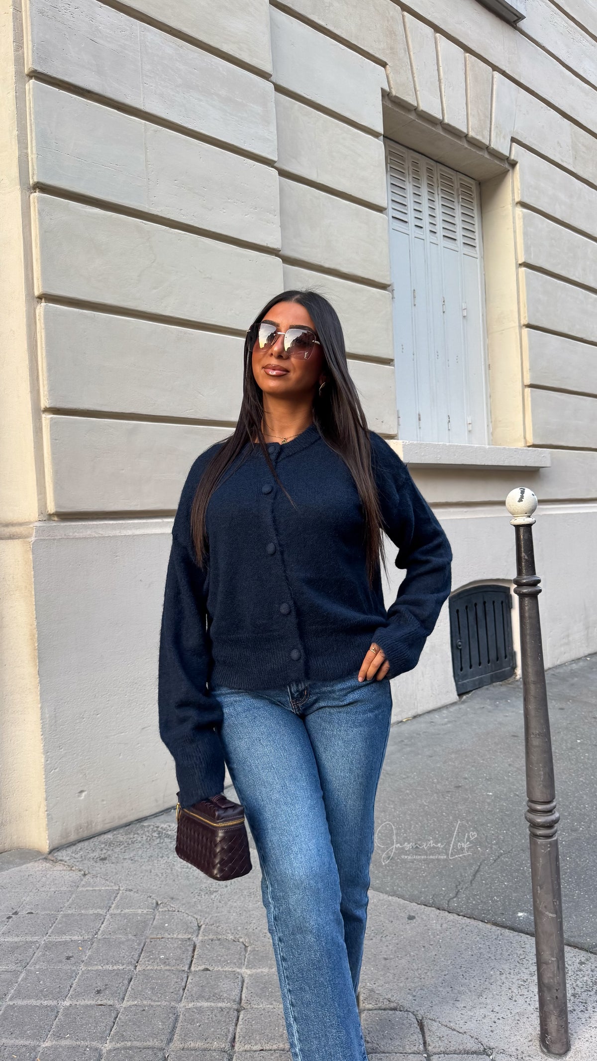 Cardigan Button | Marine