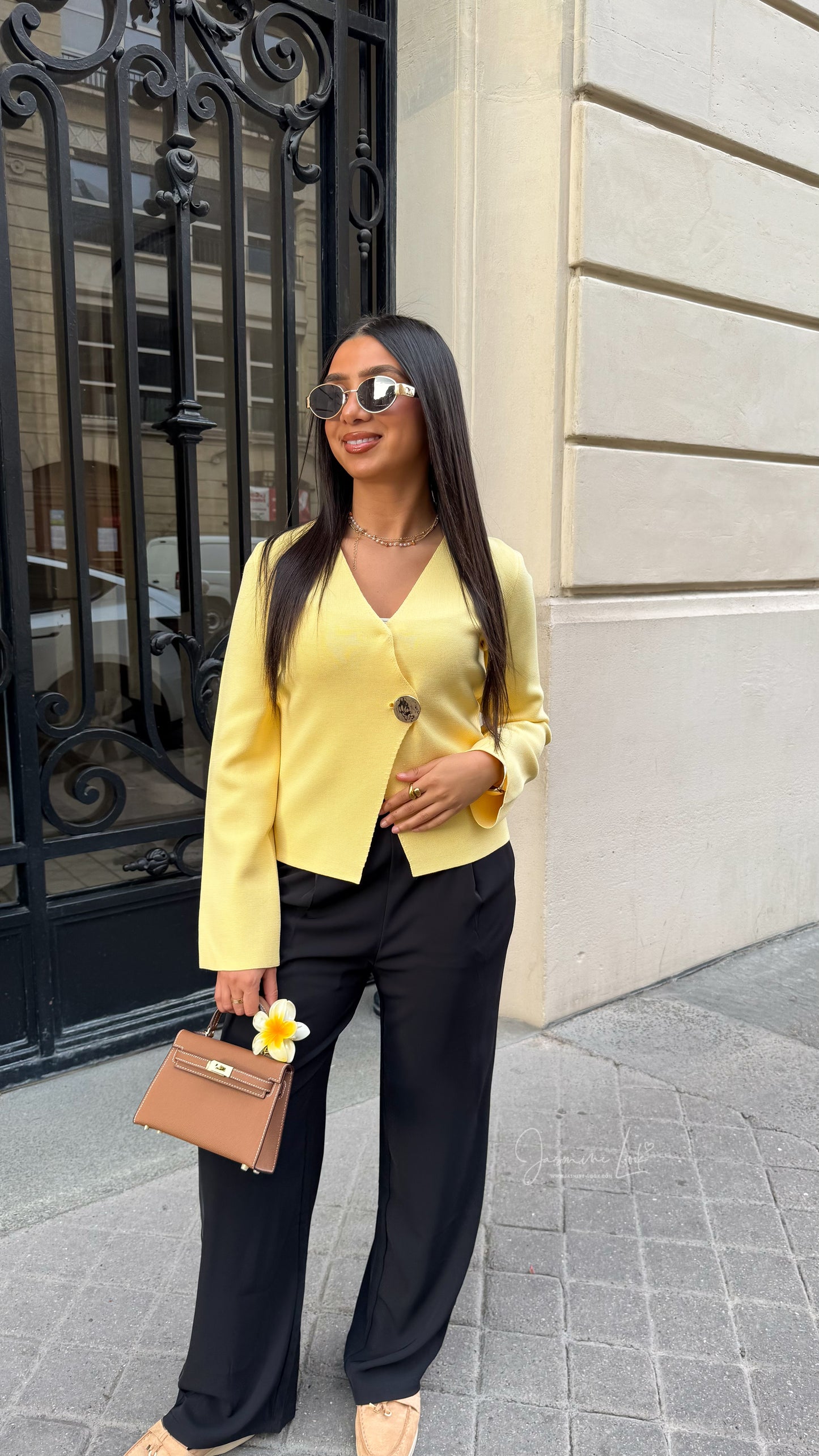 Cardigan Naora jaune ML