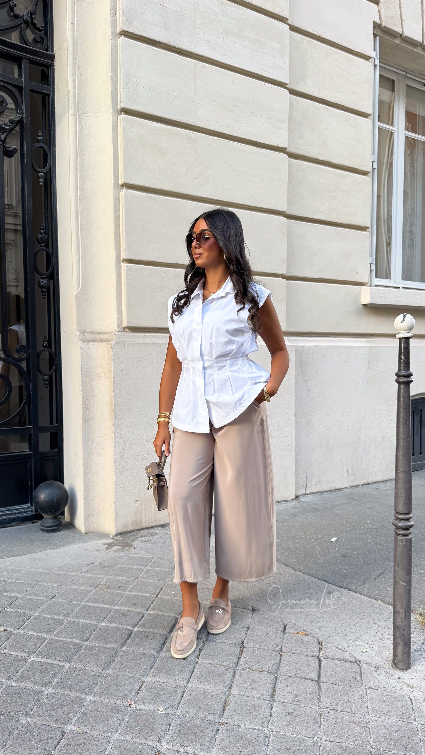 Pantalon Melya | Taupe