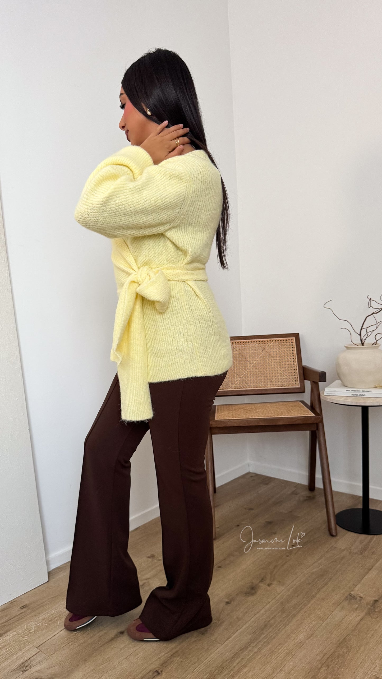 Pantalon Crepe |Marron