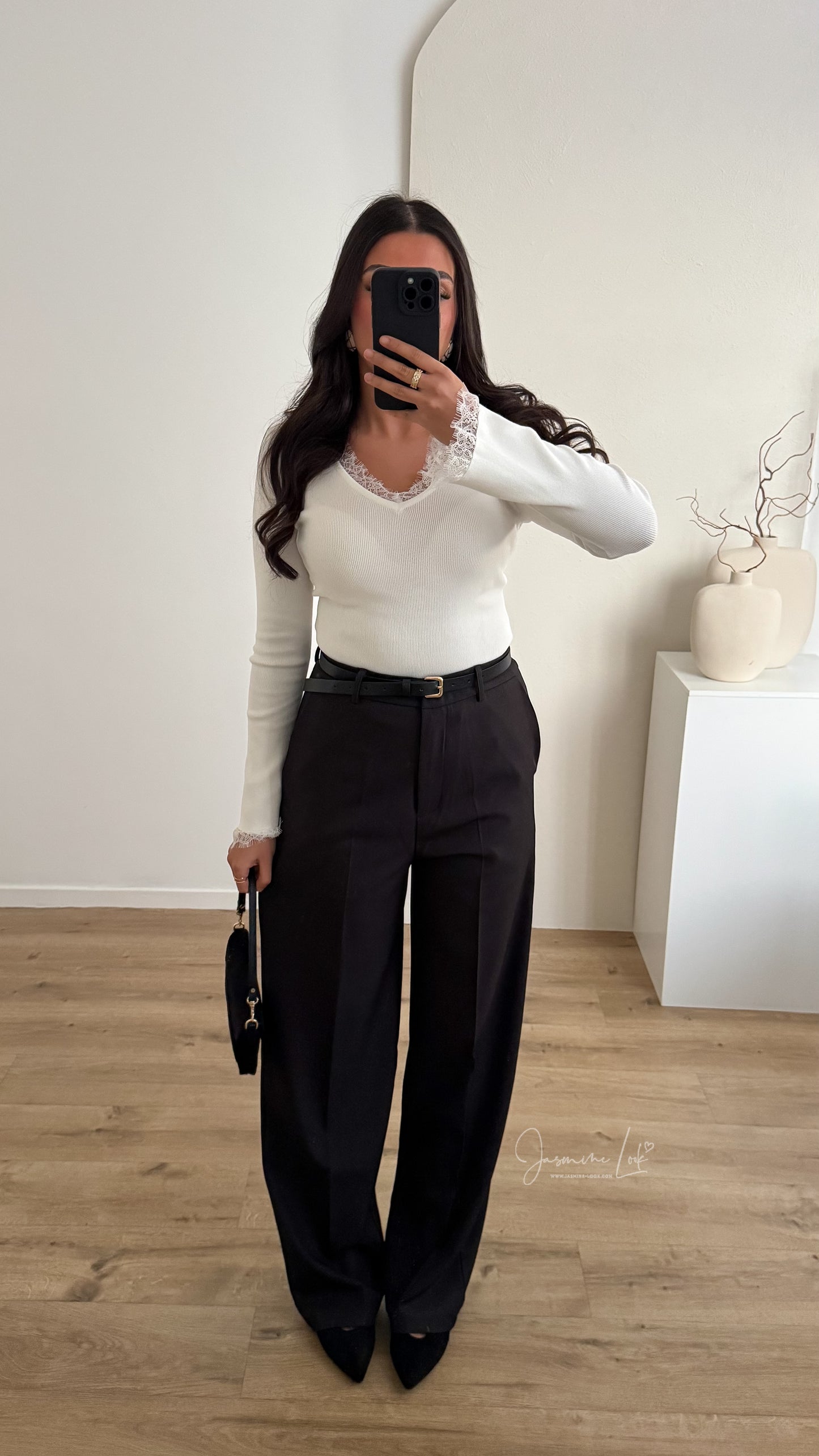 Pull Coty lace | Blanc