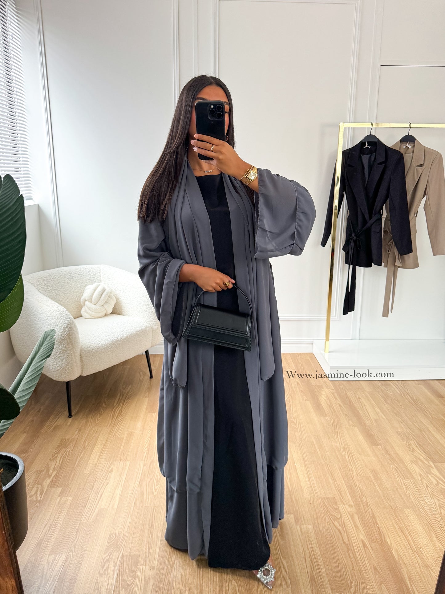 Dark gray Nessma kimono