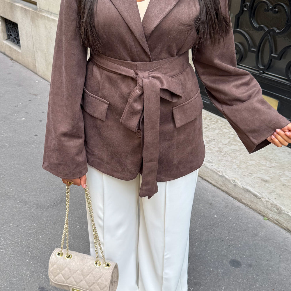 Blazer Suède Choco