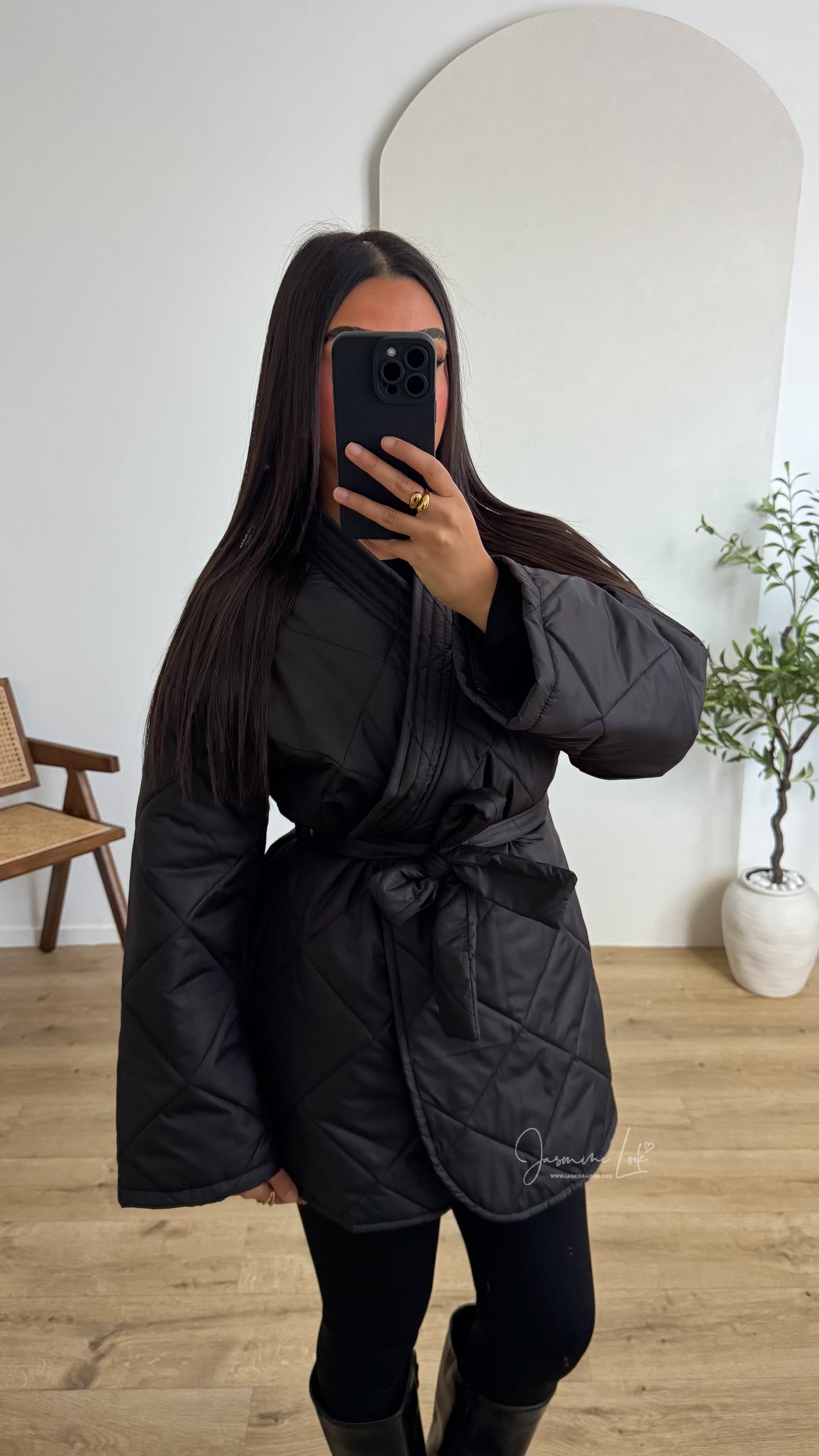 Veste matelassée | Noire