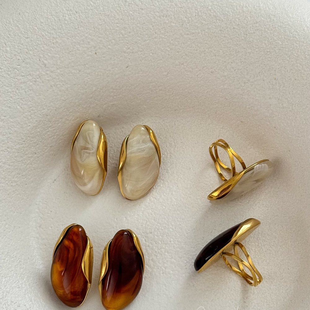 Bijoux Résine acier inoxydable