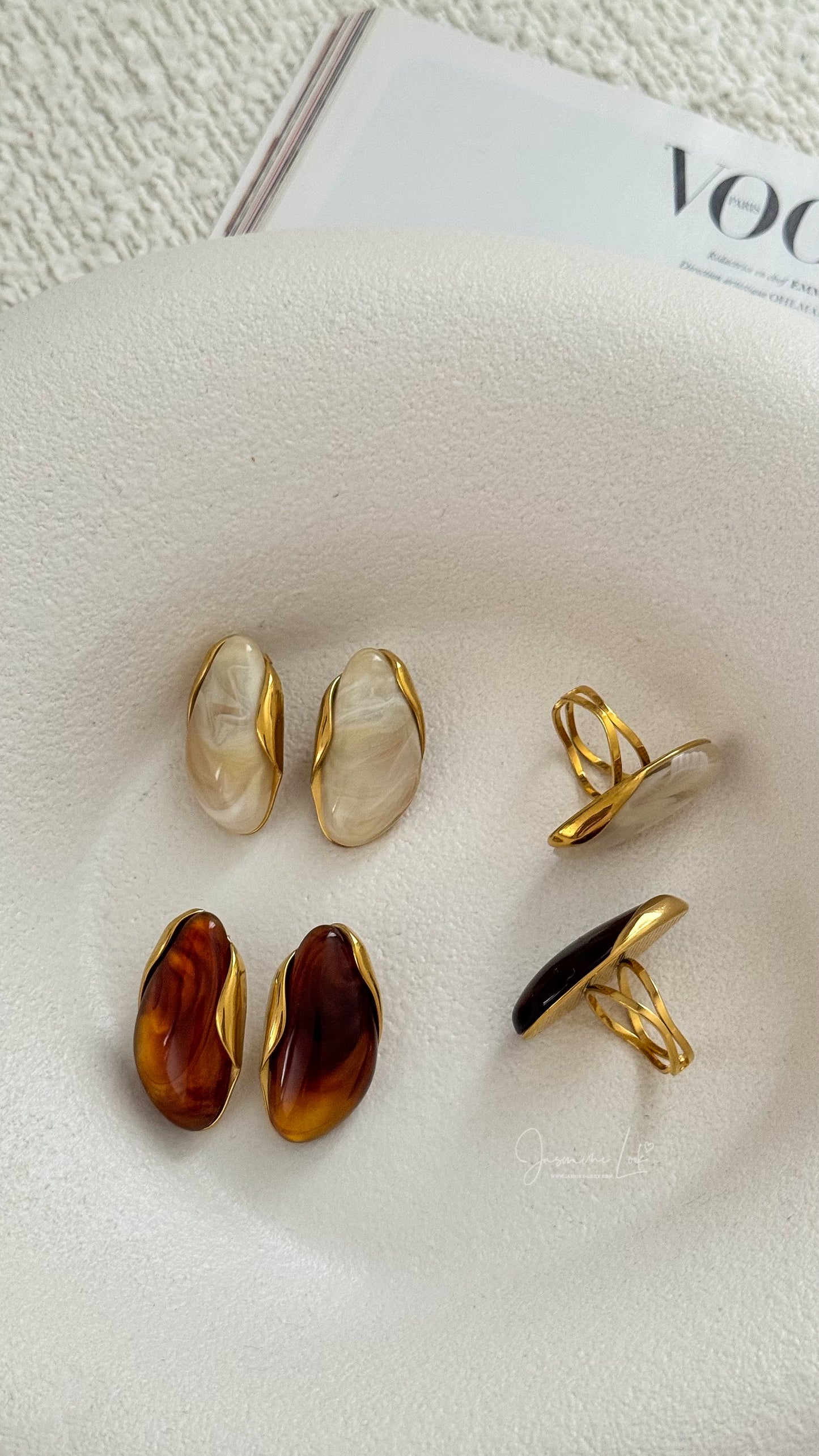 Bijoux Résine acier inoxydable