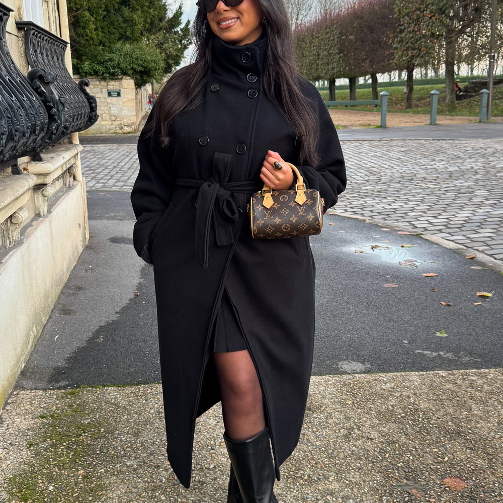 Manteau Button | NOIR