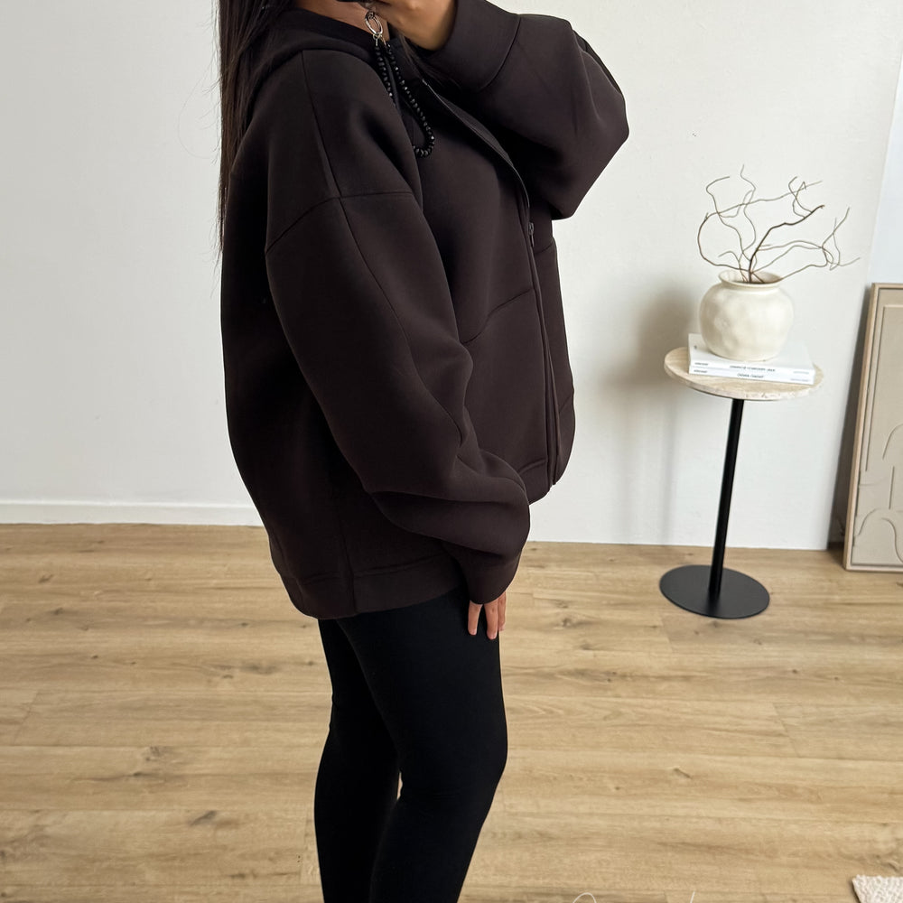 Veste Tech Marron