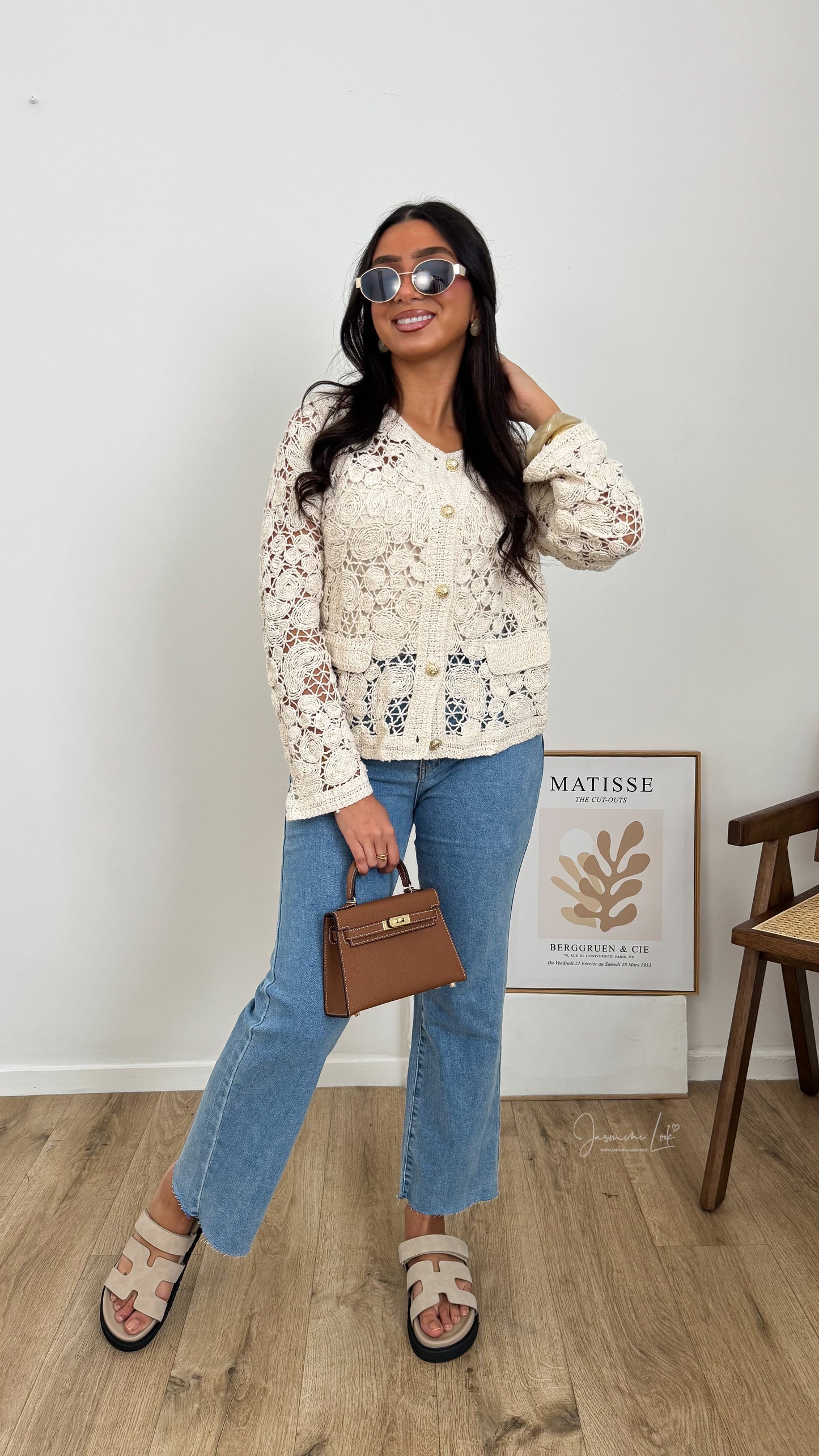 Cardigan crochet Énora