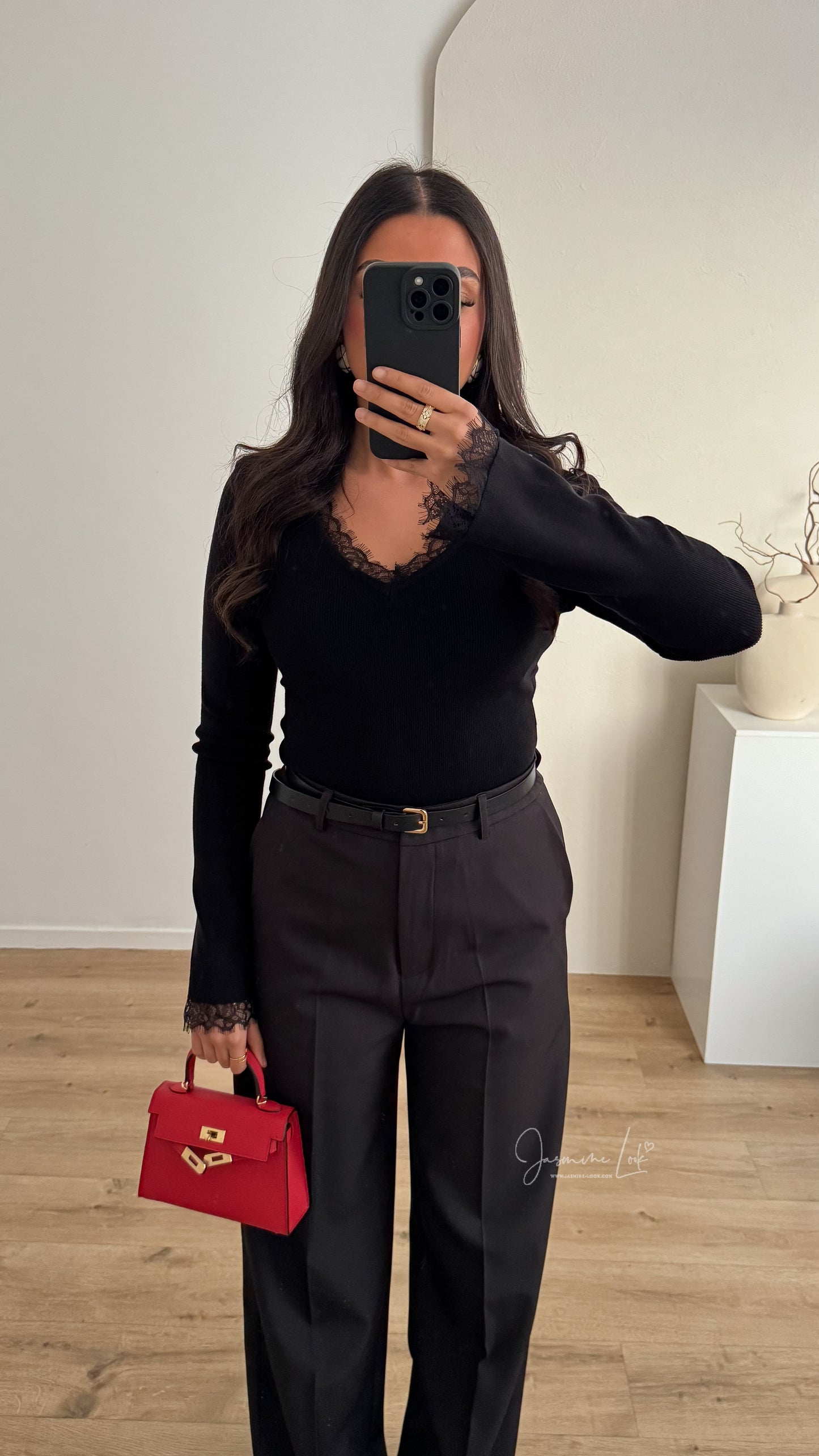 Pull Coty lace | noir